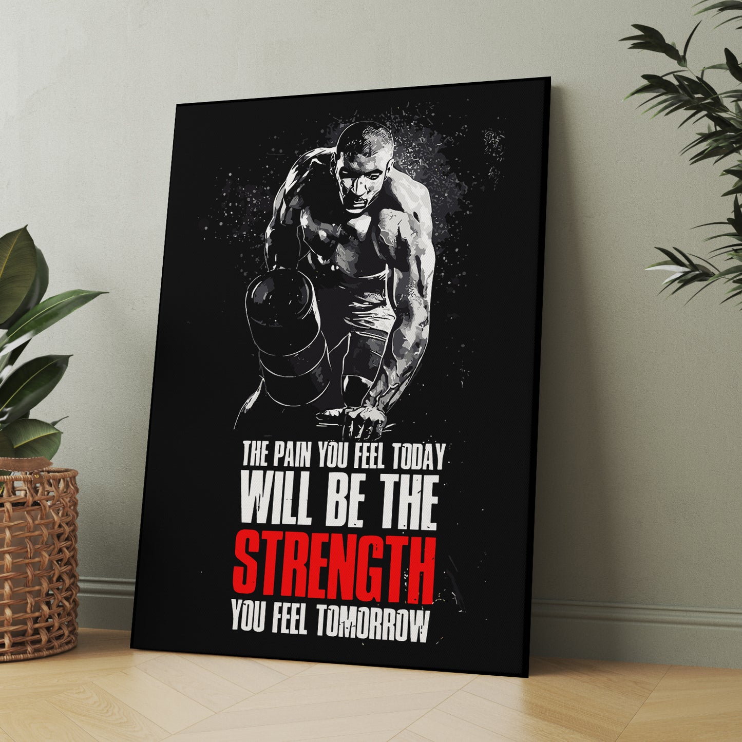 GYM Wall Art Canvas and Motivational GYM Wall Decor