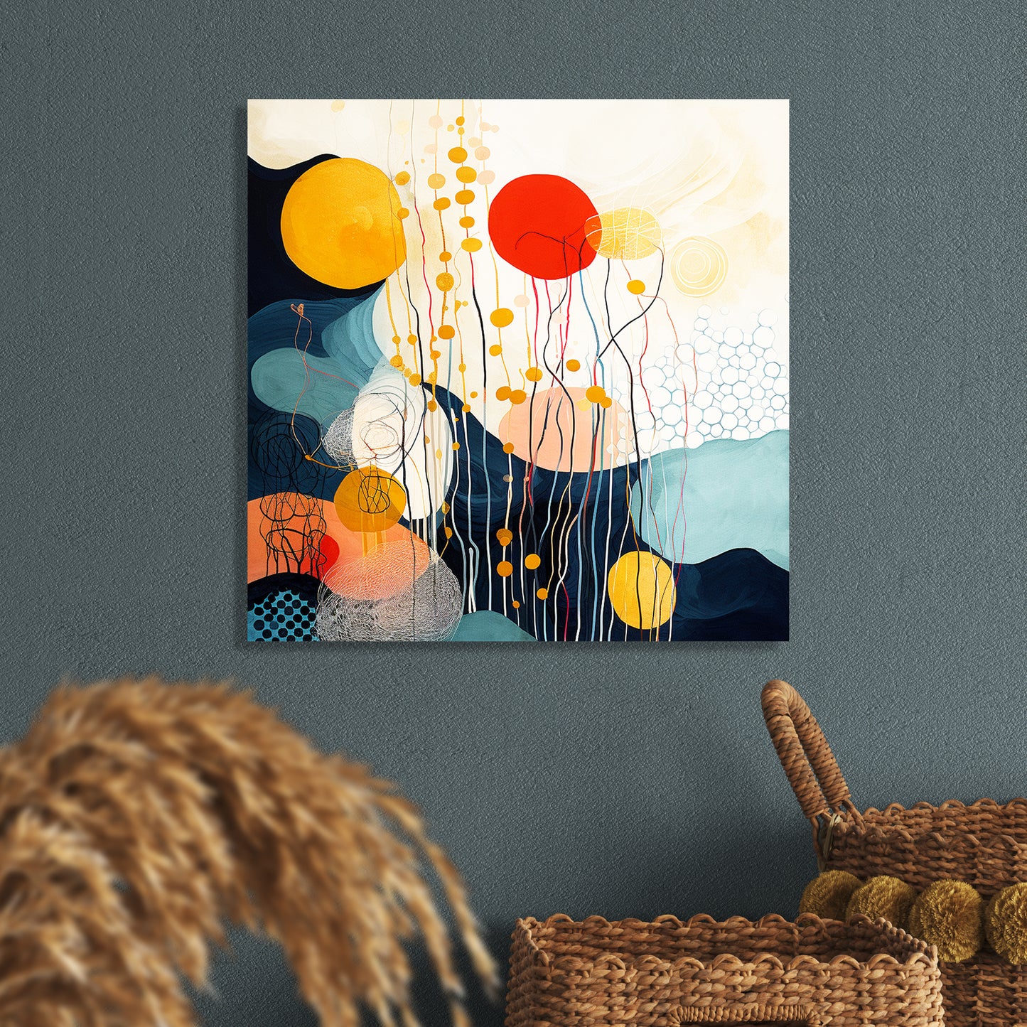 Abstract Canvas Painting - Modern Canvas Art