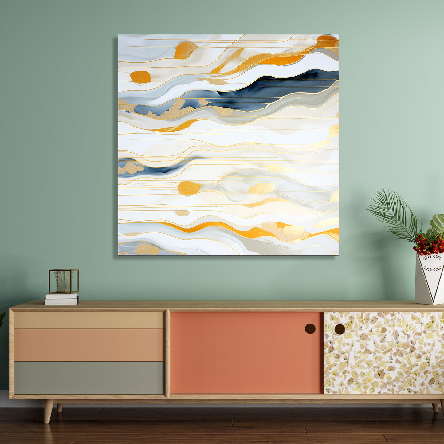 Modern Abstract Art Canvas Painting for Living Room Bedroom Home and Office Wall Decor