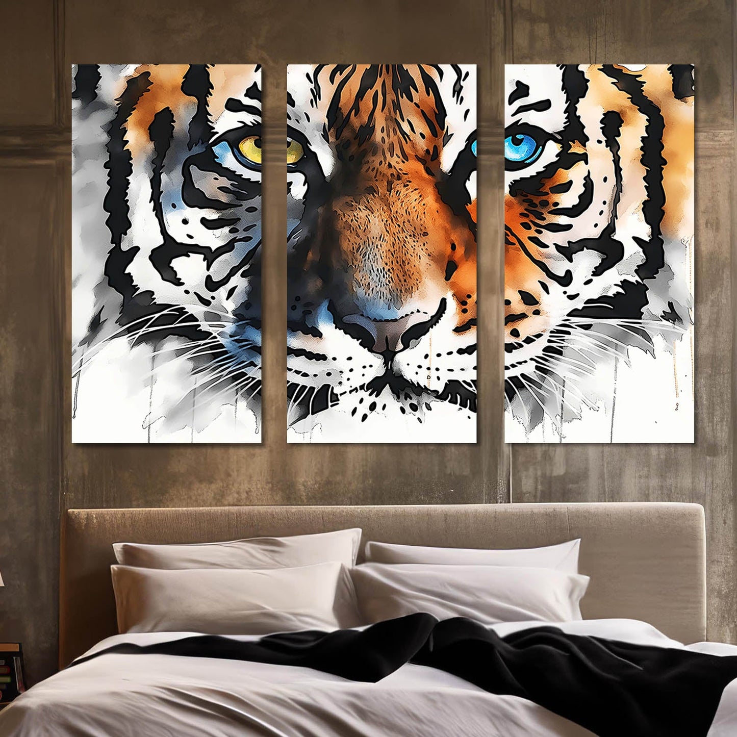 Tiger Wall Art Canvas For Home Decor Office Living Room