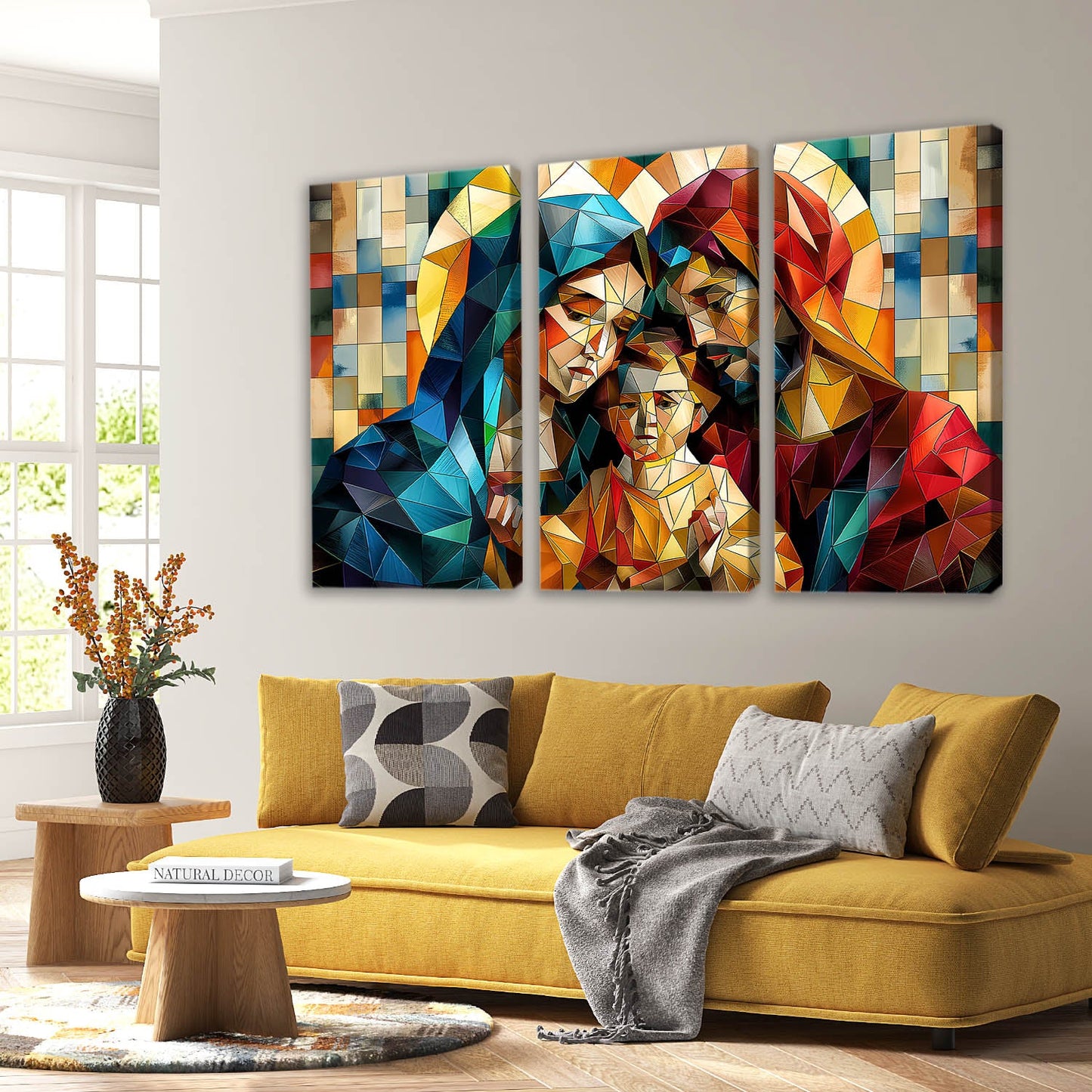 Jesus family Wall Art Canvas For Home Décor Office Living Room