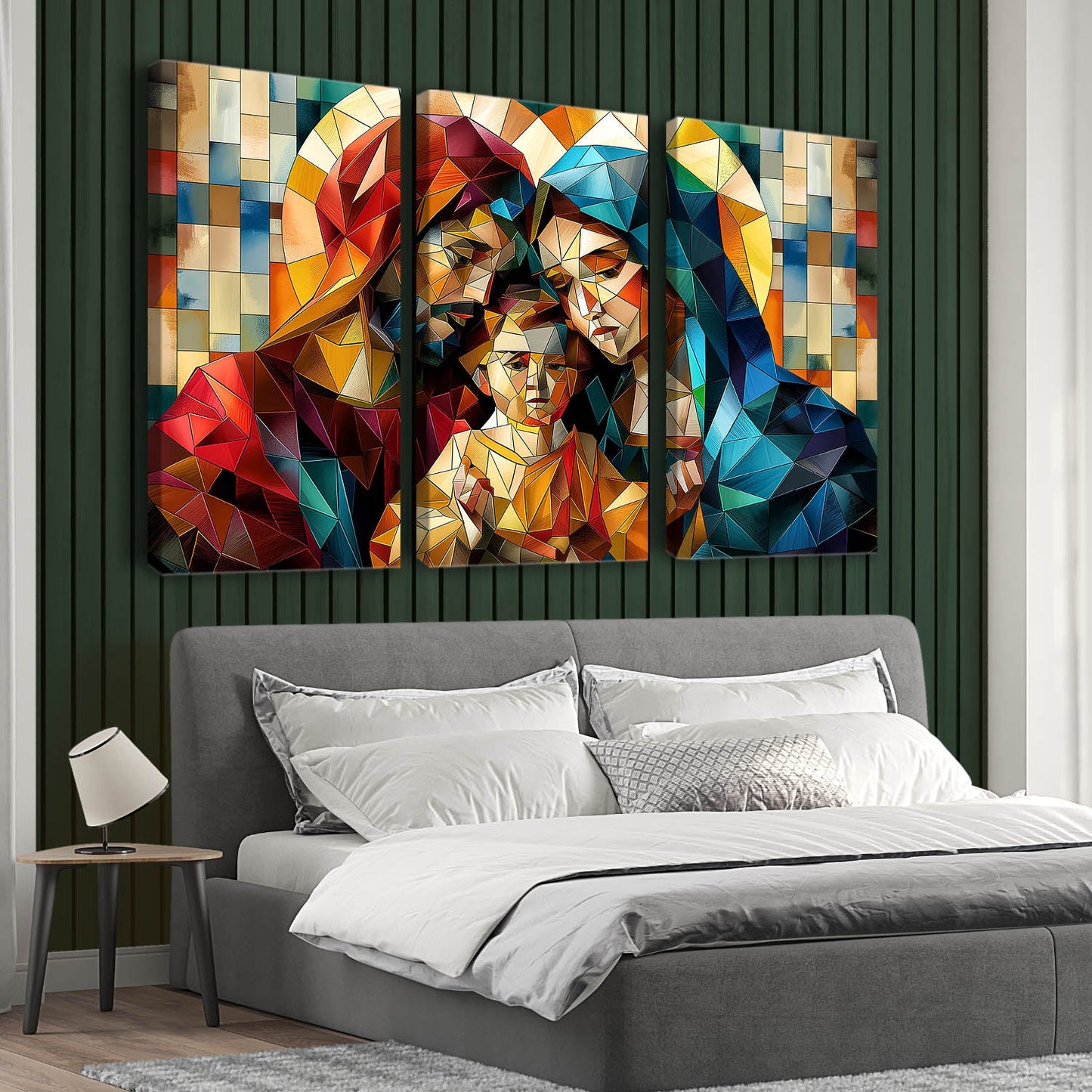 Jesus family Wall Art Canvas For Home Décor Office Living Room