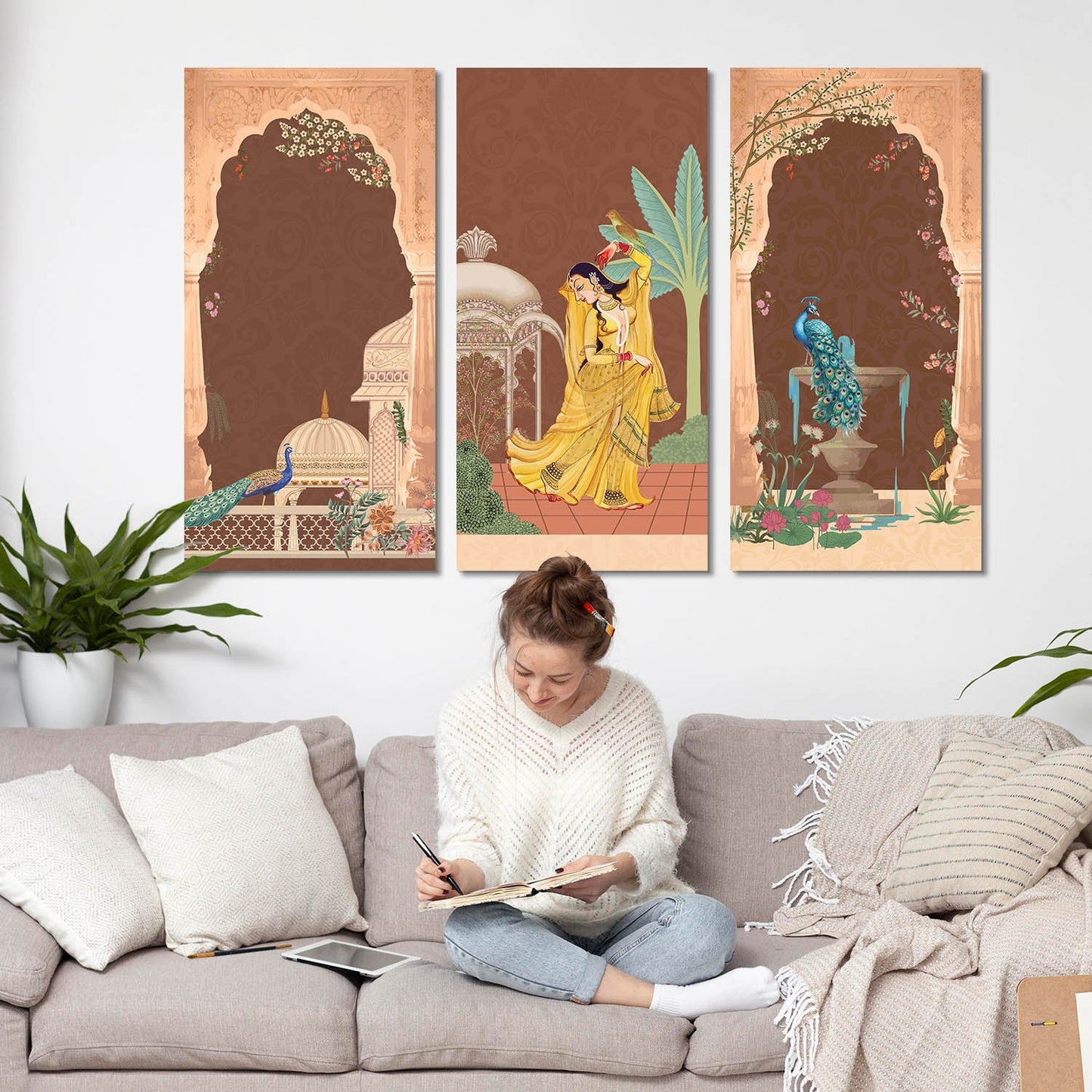 Traditional Art Wall Canvas For Home Décor And Living Room