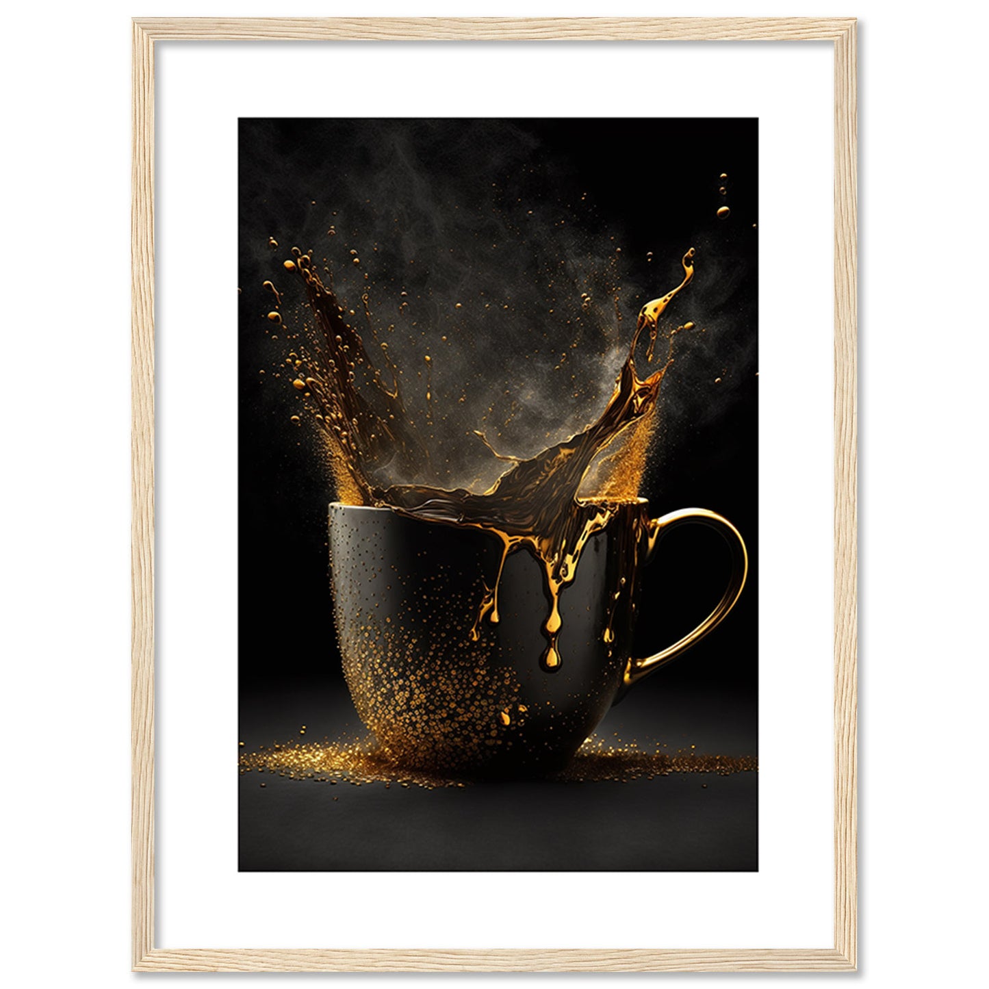 Elegant Framed Kitchen Posters - Perfect for Restaurant & Dining Room Wall Decor