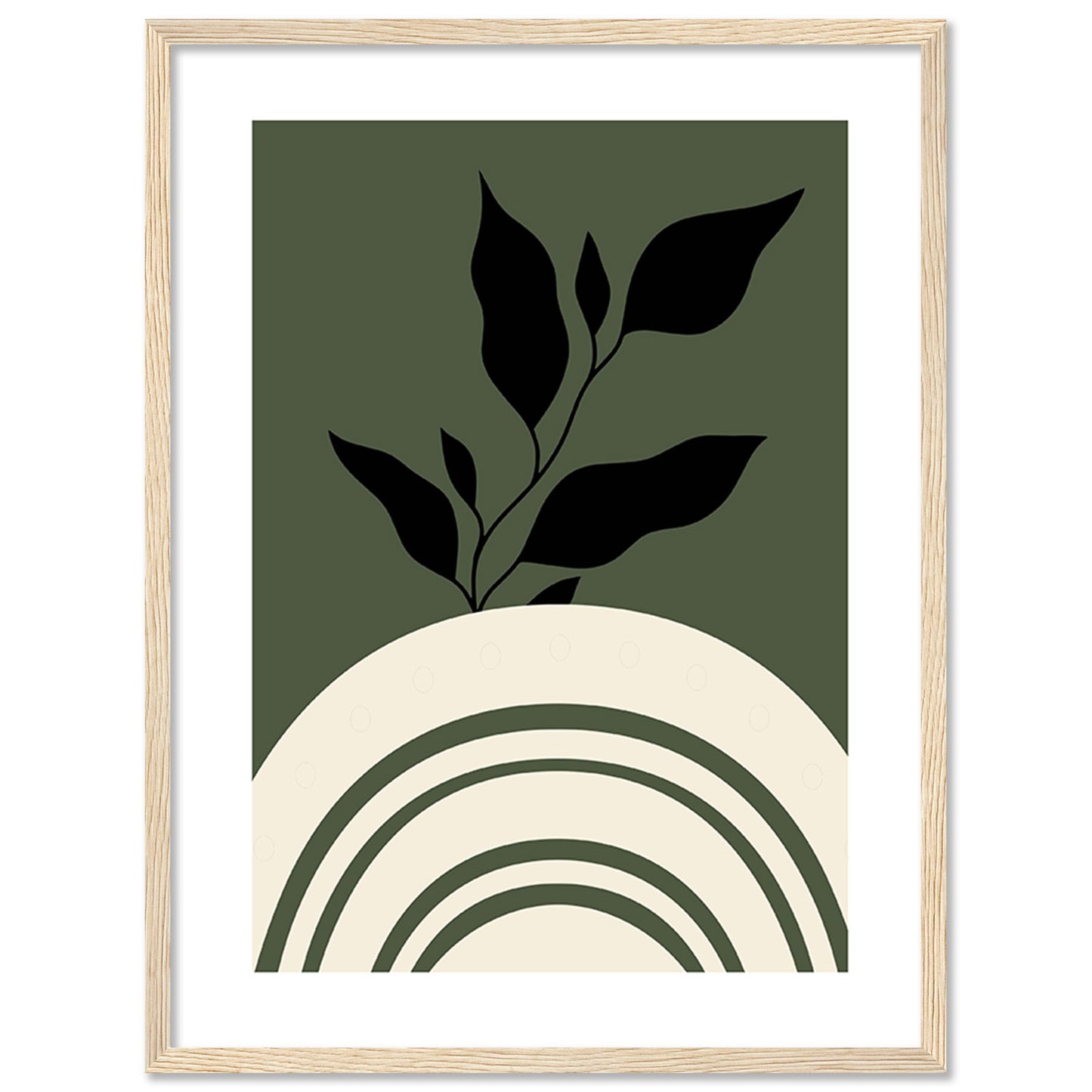 Sleek Minimalist Framed Art for Home Decor