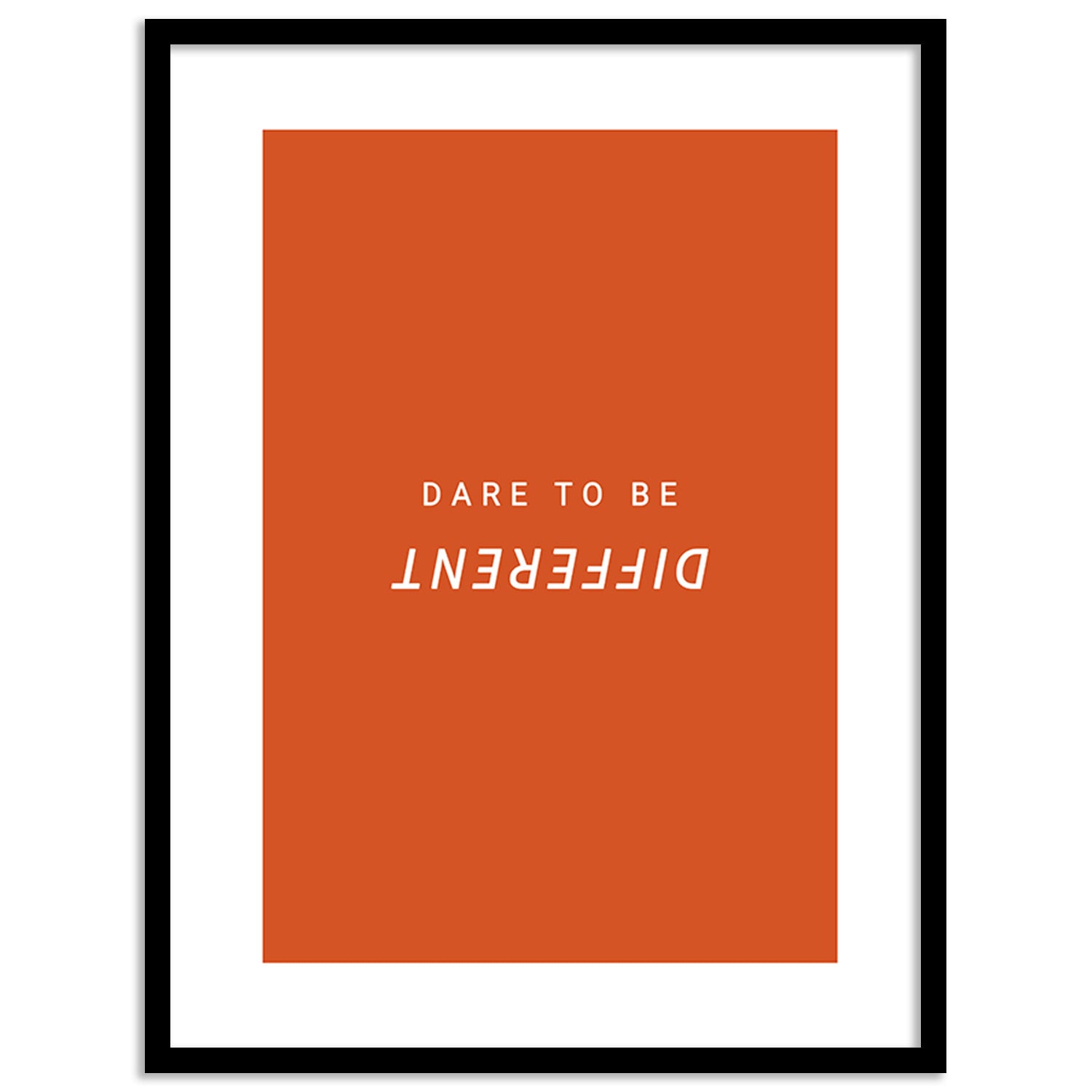 Dare To Be Different Inspiring Quotes Poster With Frame Kotart global dare-to-be-different-inspiring-quotes-poster-with-frame-kotart-global