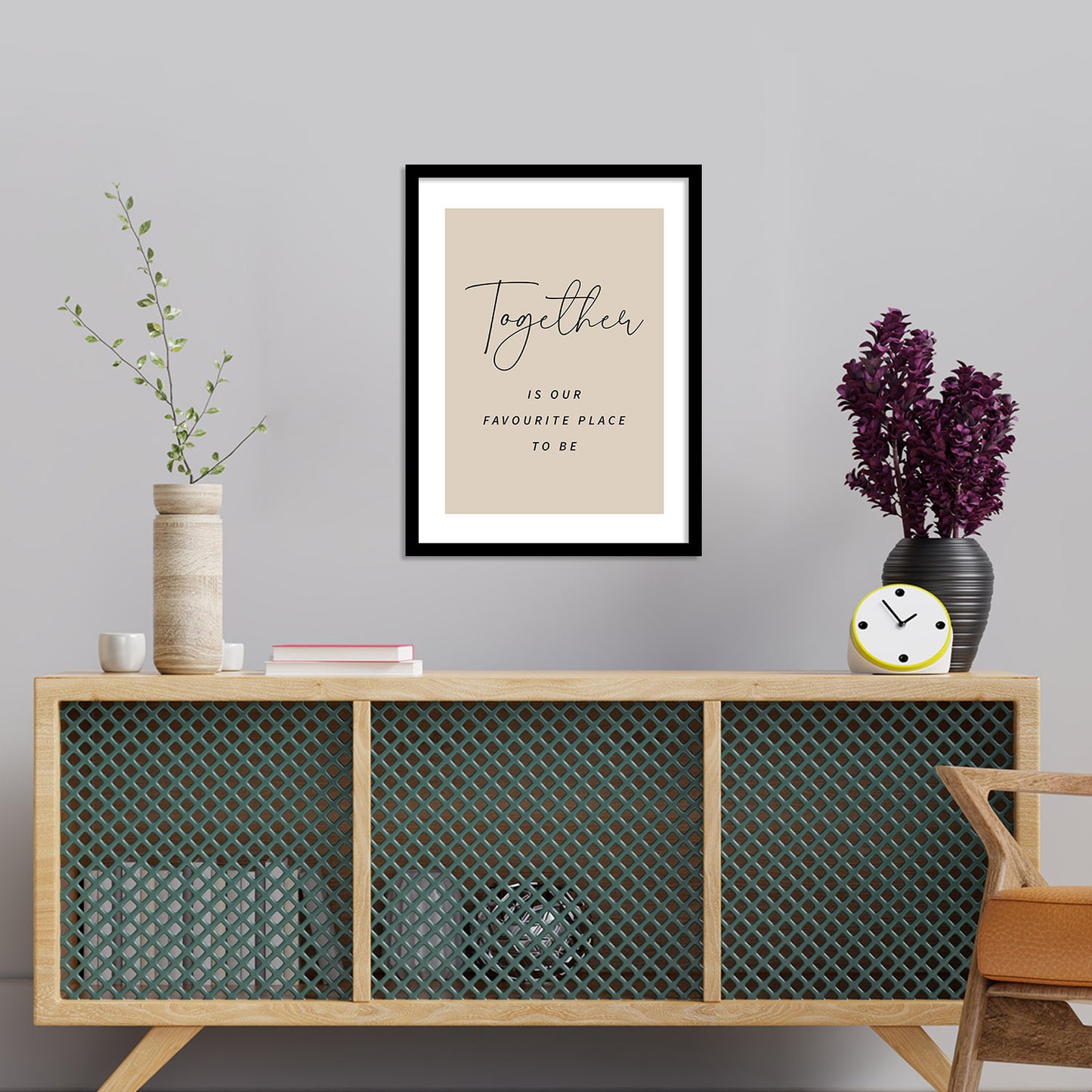 Modern Minimalist Art Frames for Living Room Wall