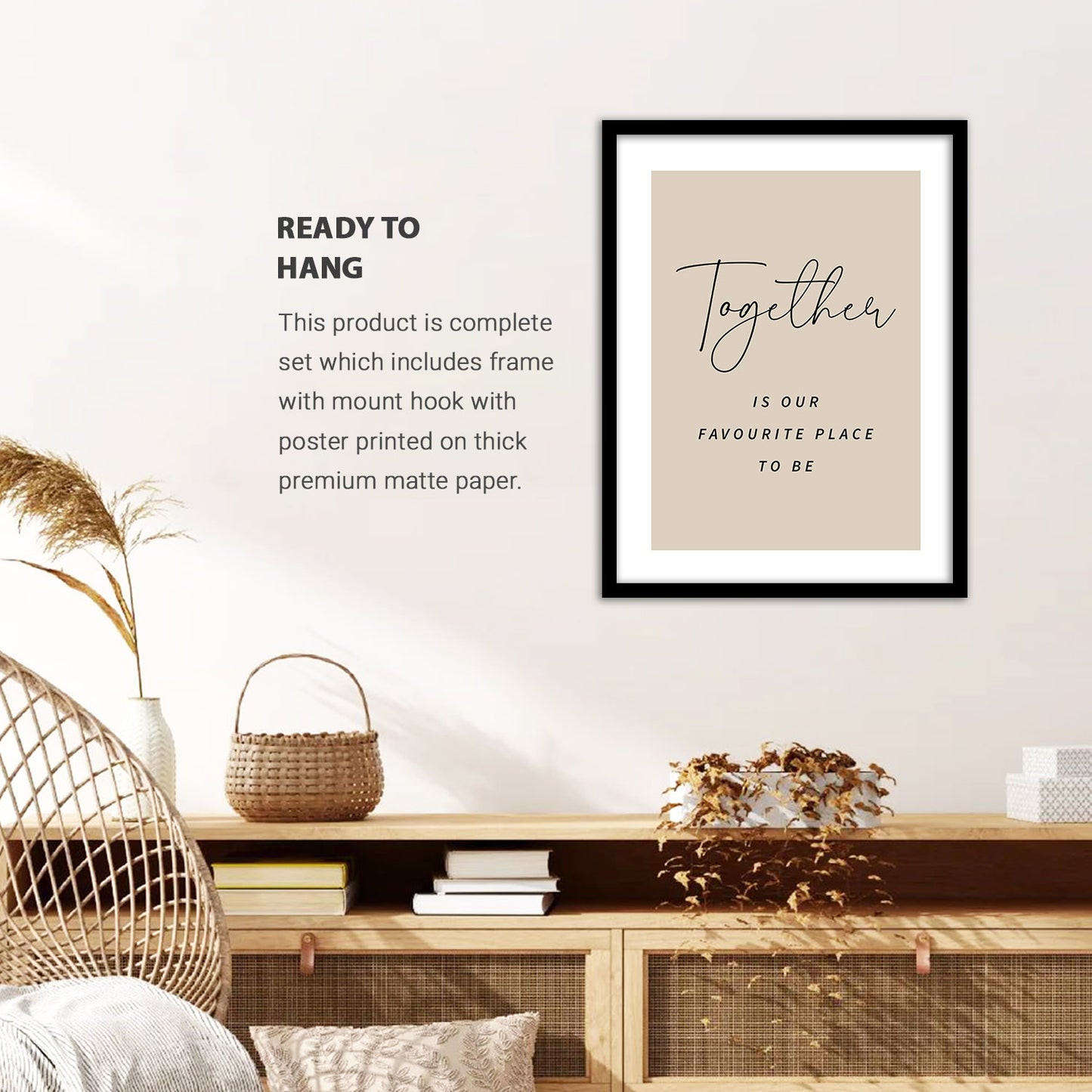 Modern Minimalist Art Frames for Living Room Wall
