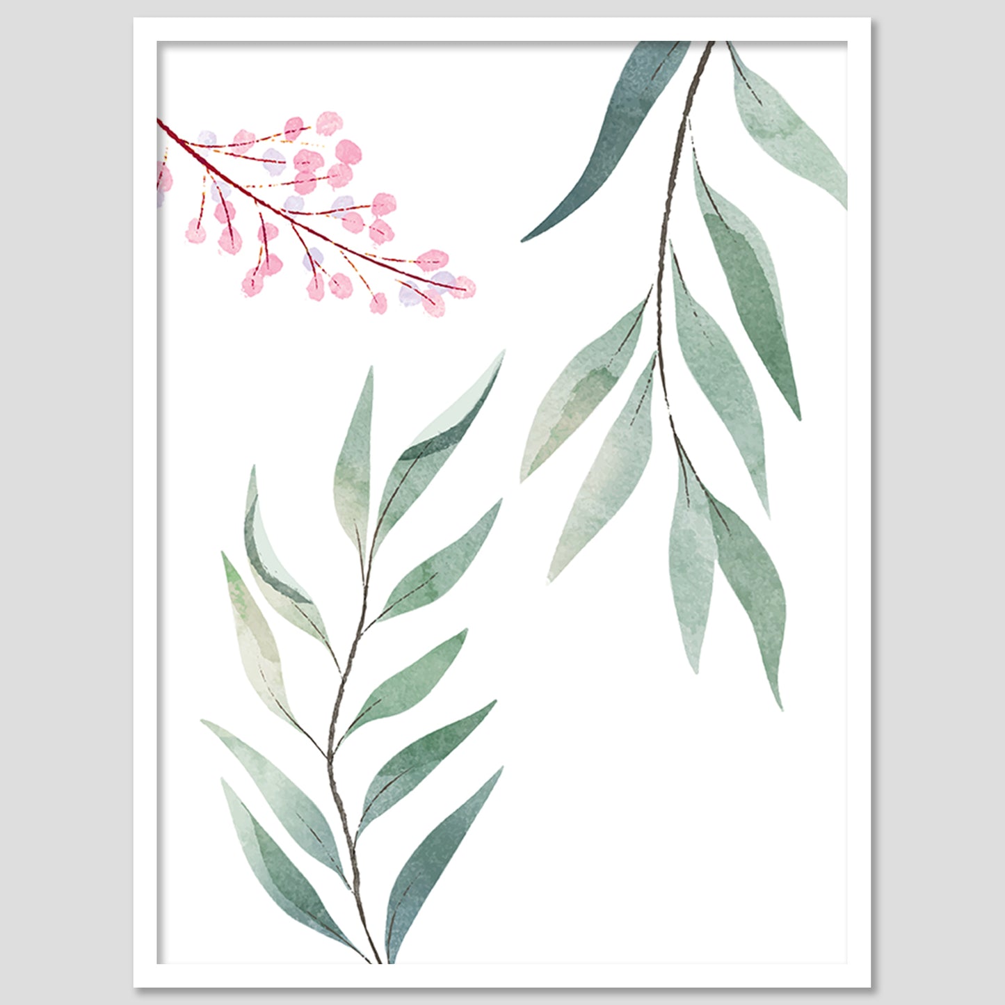 Nature Inspired Framed Art Posters for Home and Office Wall Decor