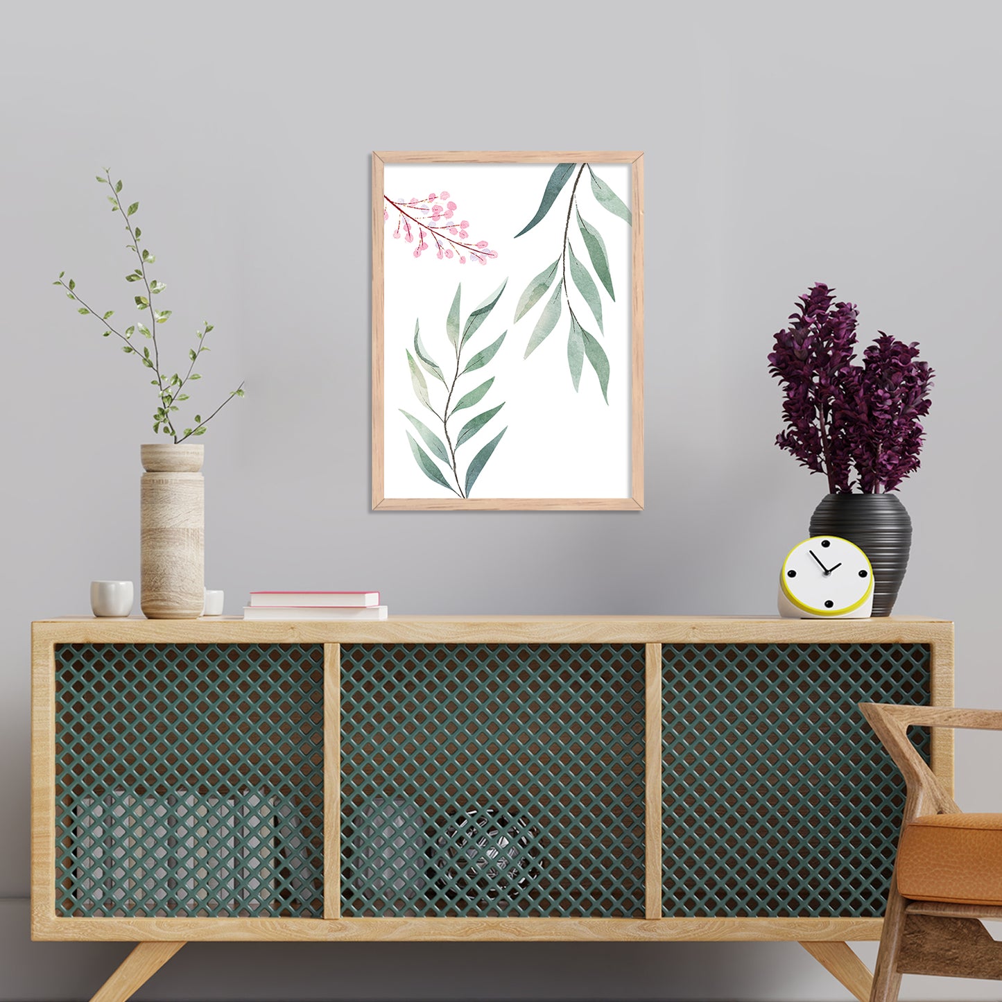 Nature Inspired Framed Art Posters for Home and Office Wall Decor