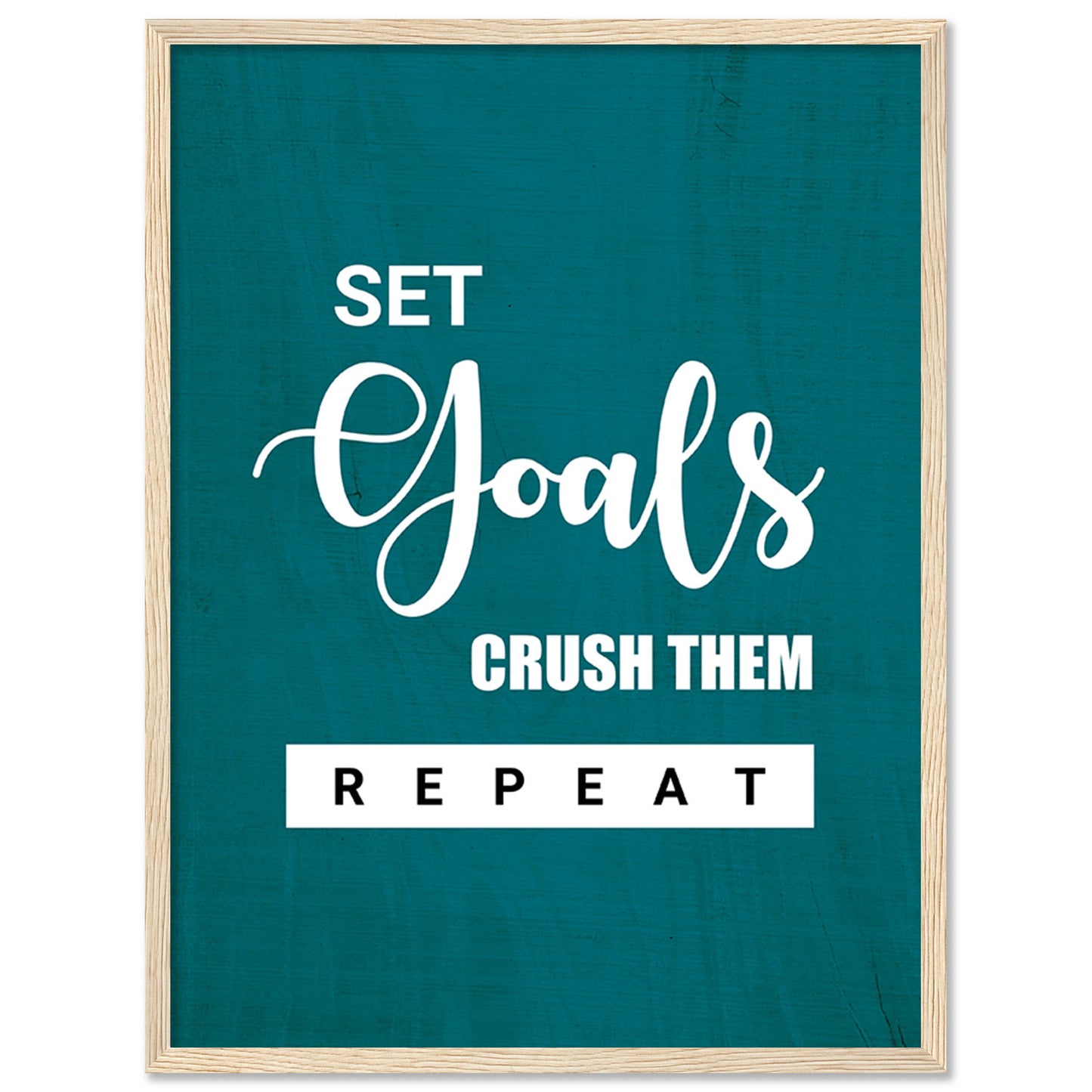 Motivational Quotes Poster with Frame for Home and Office Wall Decor