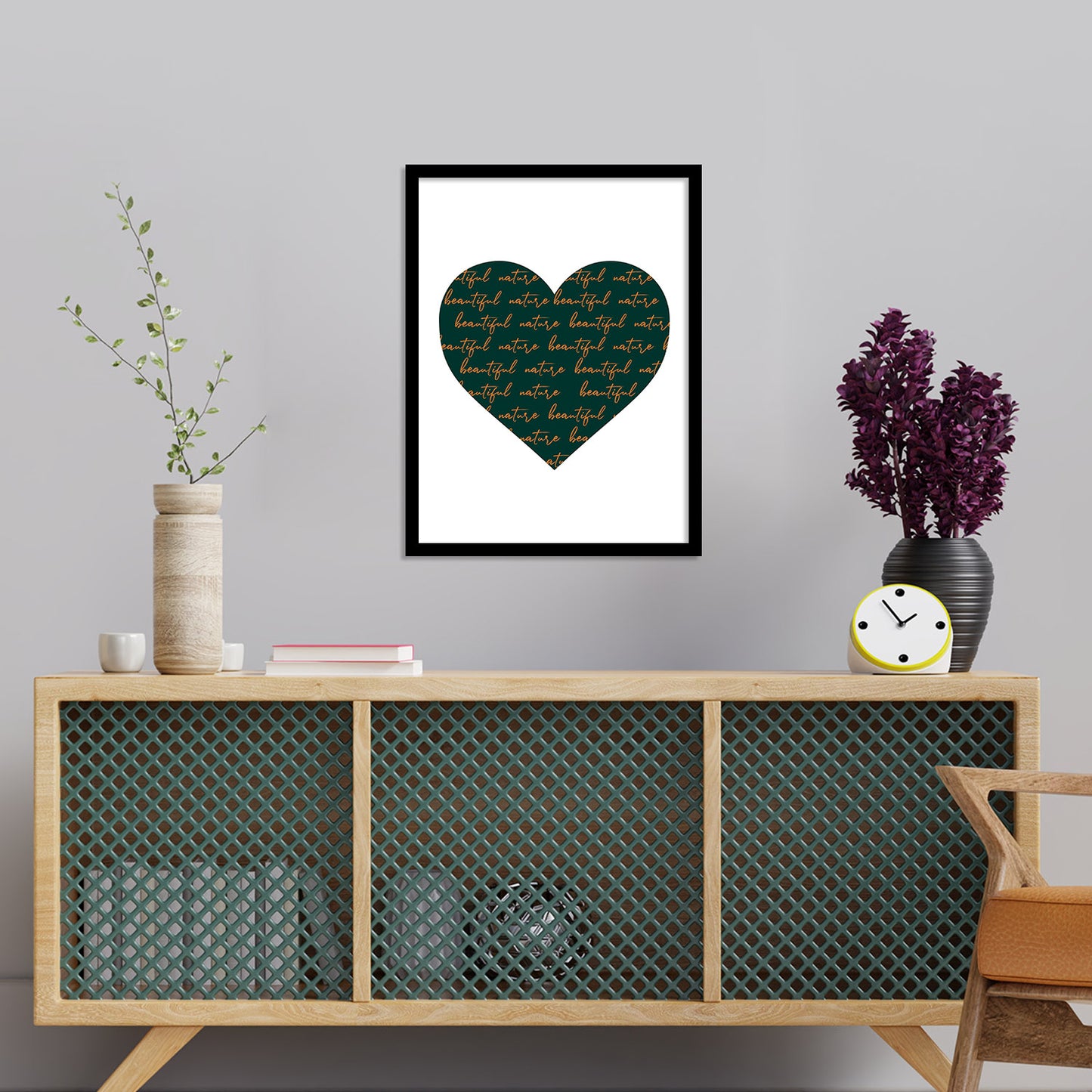 Sophisticated Minimal Art Frames for Living Room Decor