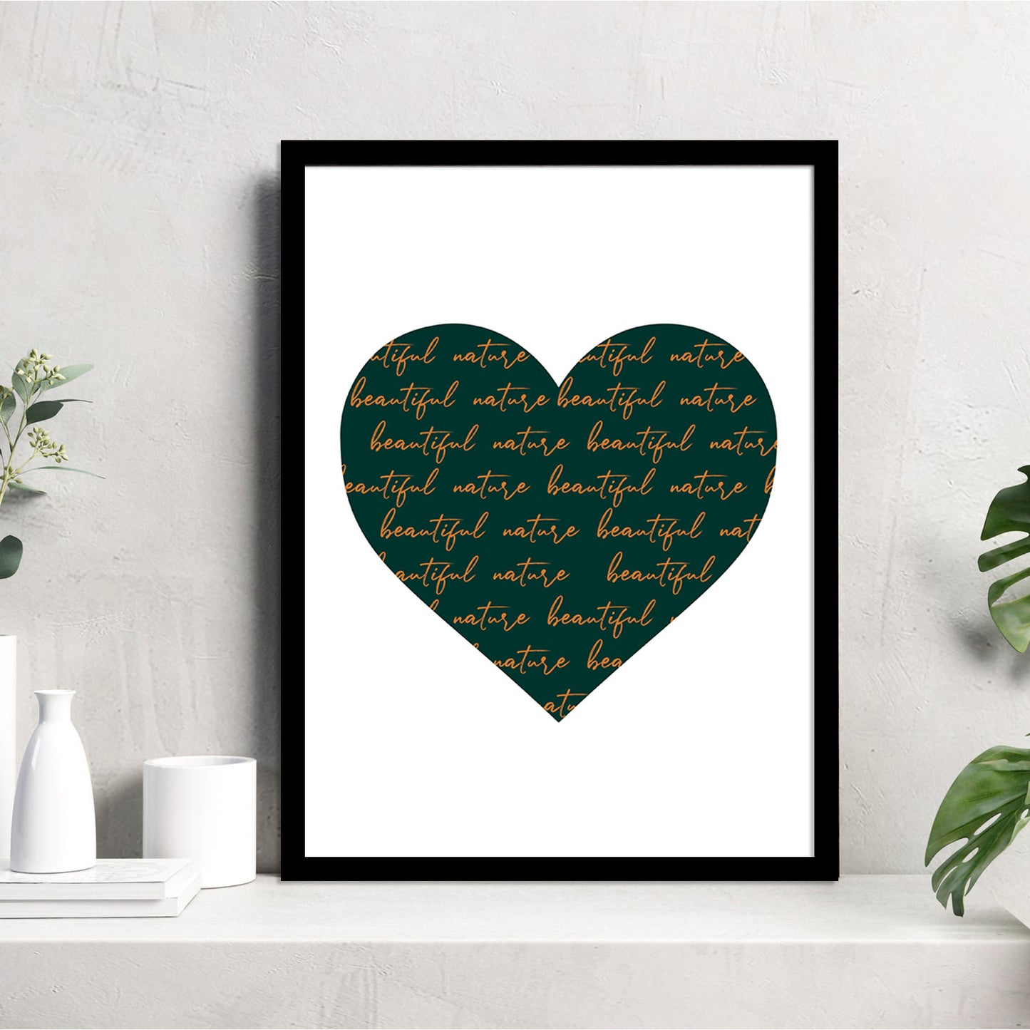 Sophisticated Minimal Art Frames for Living Room Decor