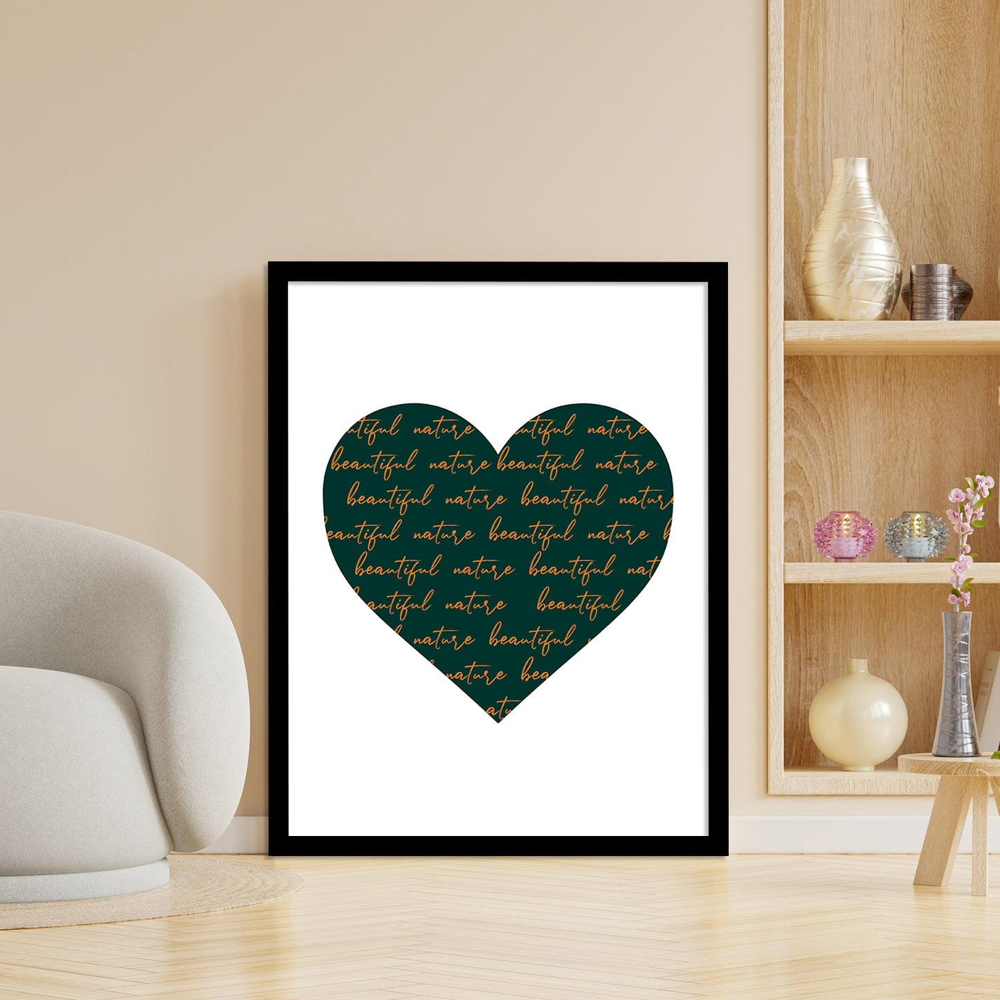 Sophisticated Minimal Art Frames for Living Room Decor