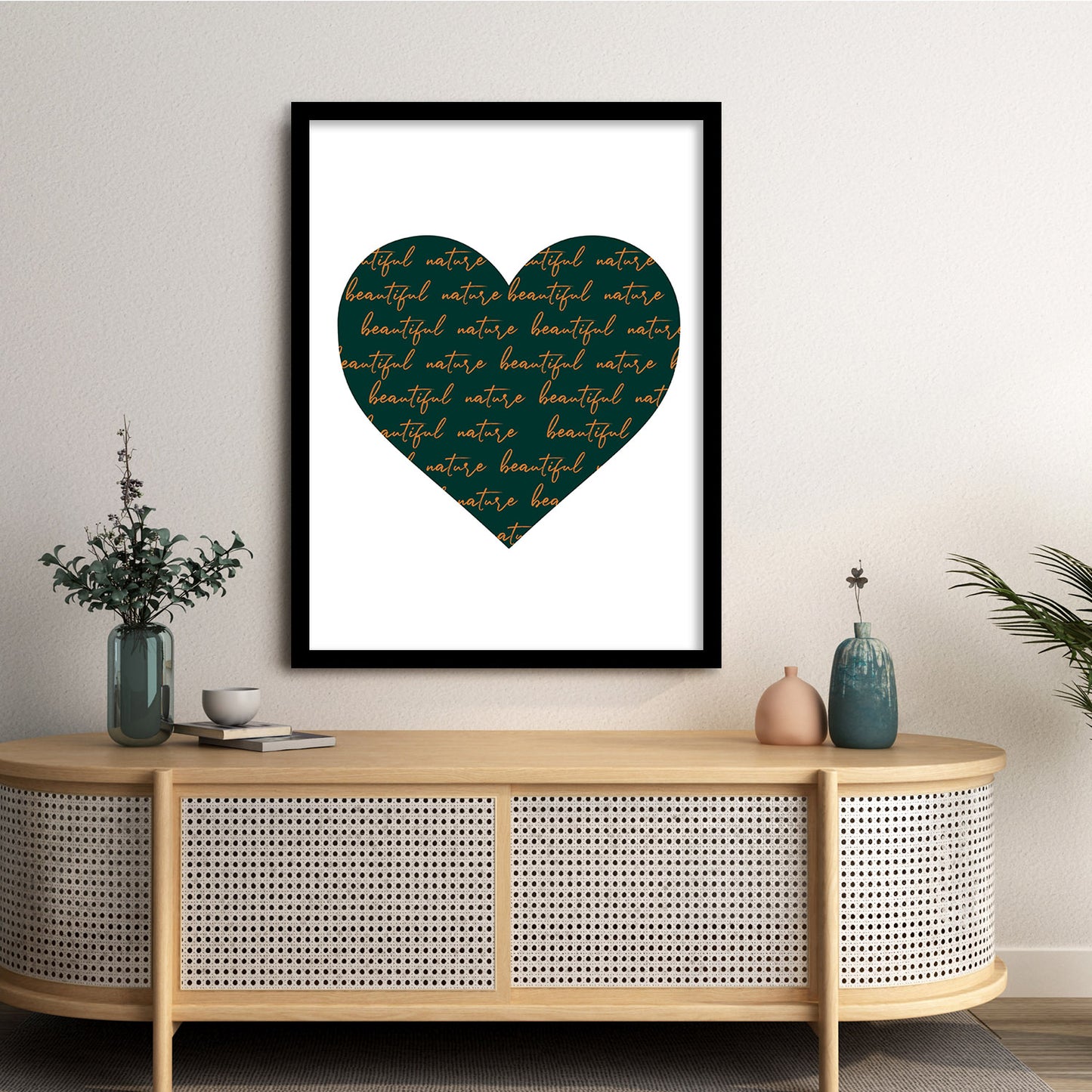 Sophisticated Minimal Art Frames for Living Room Decor