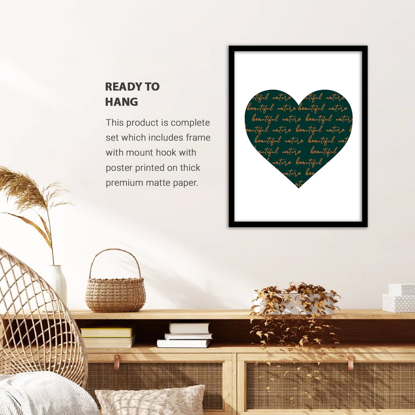 Sophisticated Minimal Art Frames for Living Room Decor