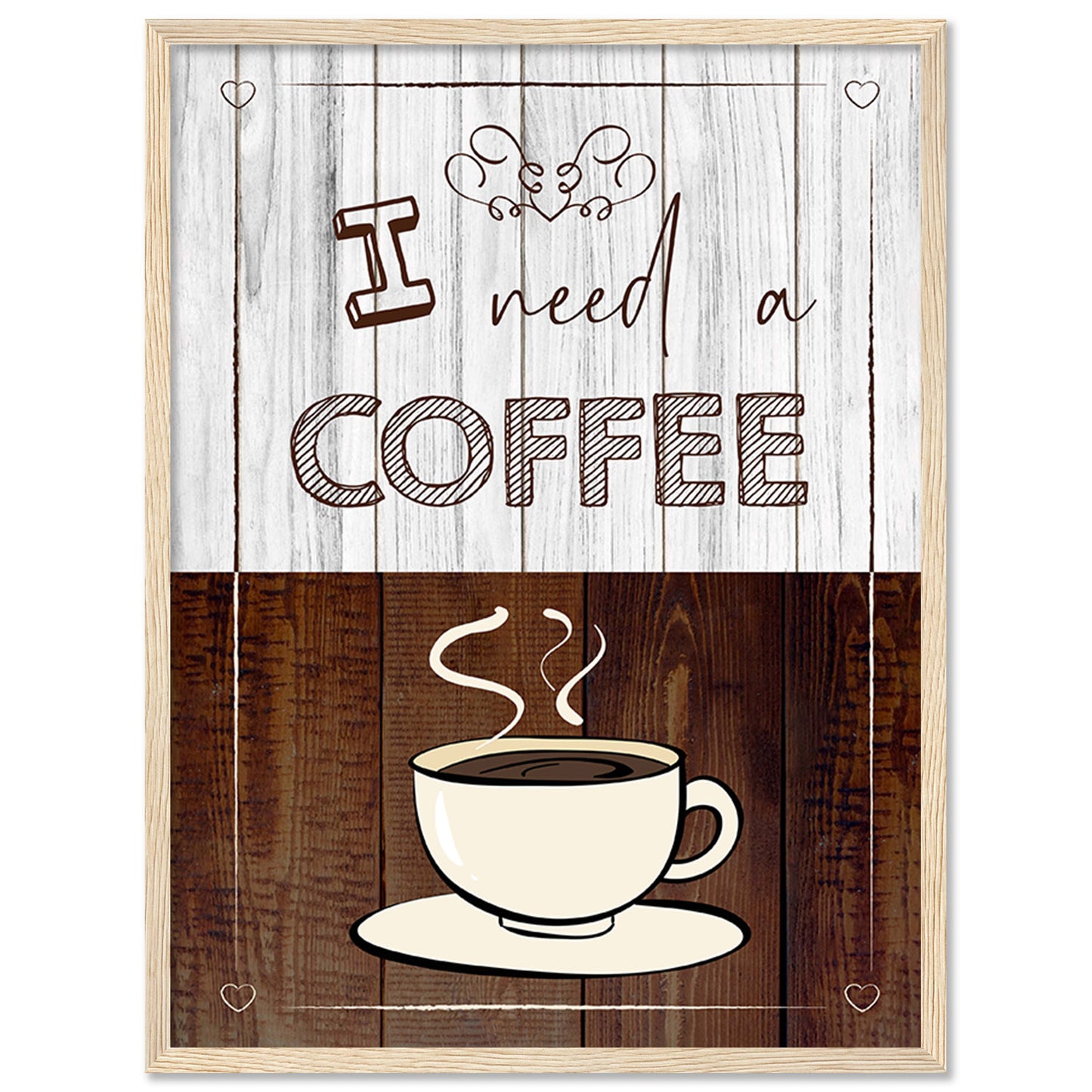 Elegant Framed Art Posters for Kitchen & Dining Room