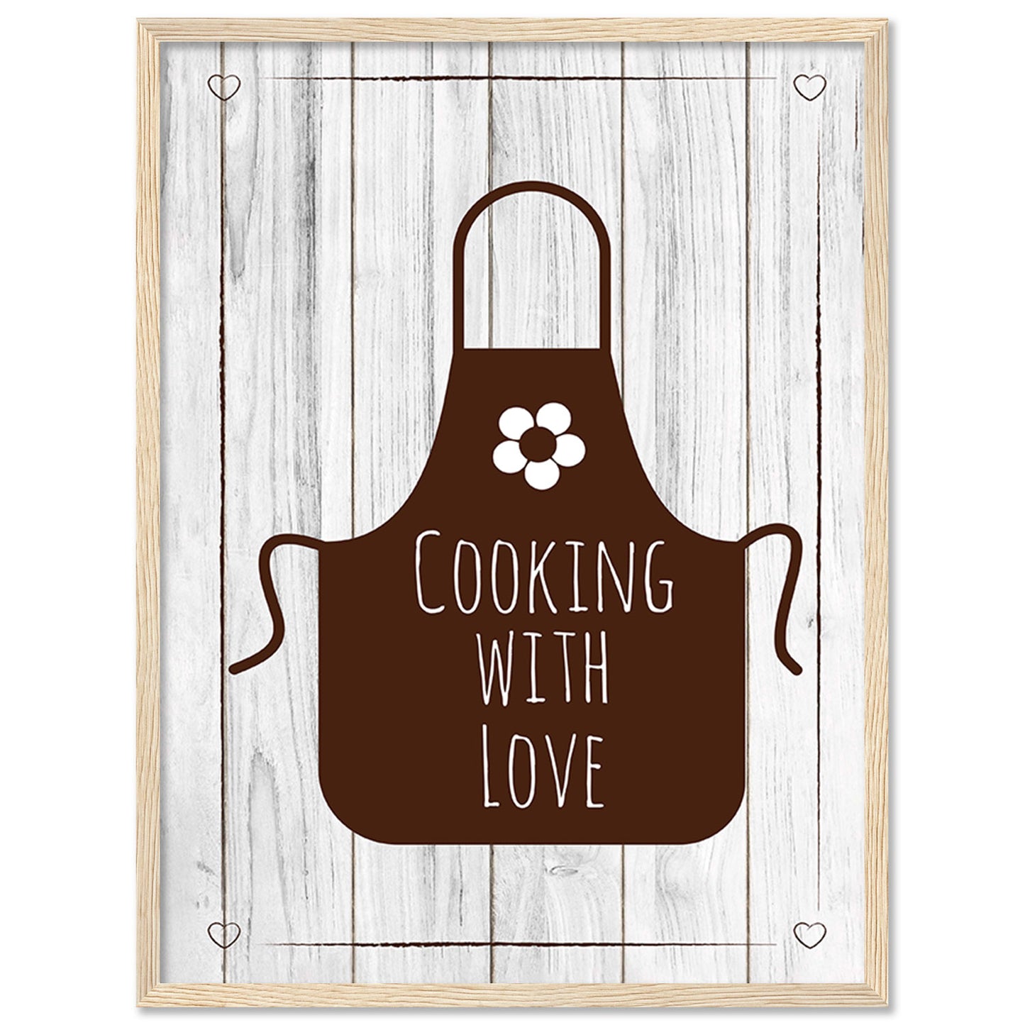 Stylish Framed Wall Posters - Perfect Accent for Restaurants & Home Kitchens