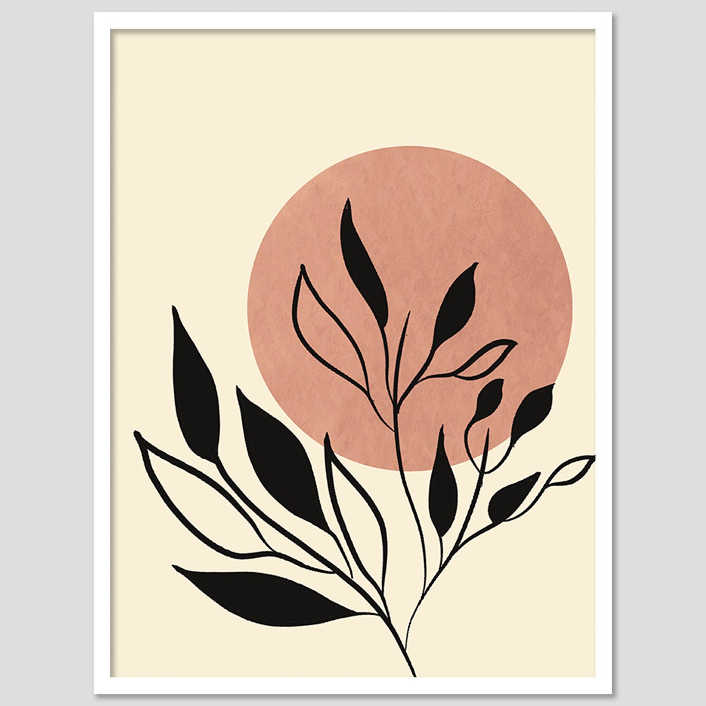 Minimalist Framed Art for Home and Office Wall Decor