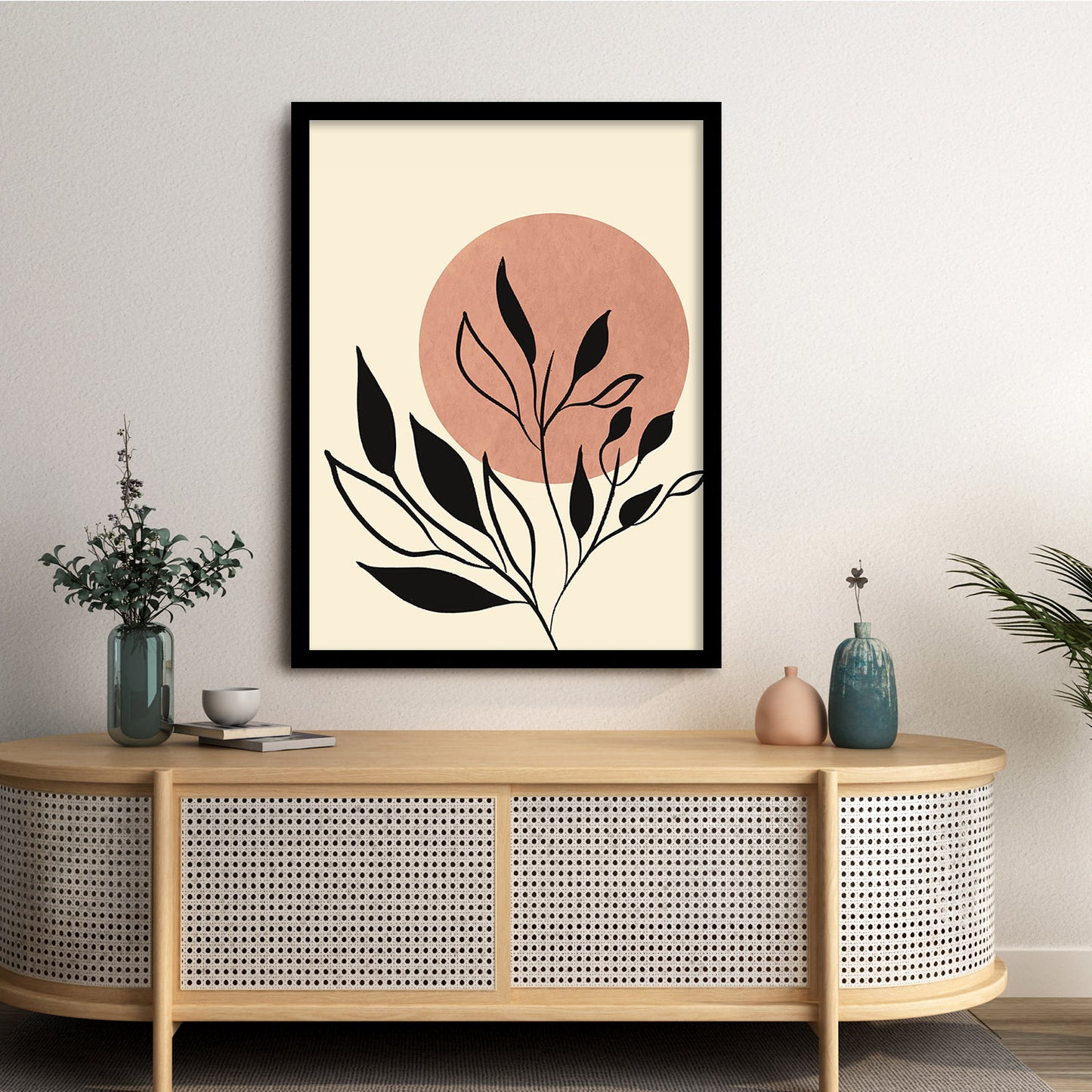 Minimalist Framed Art for Home and Office Wall Decor