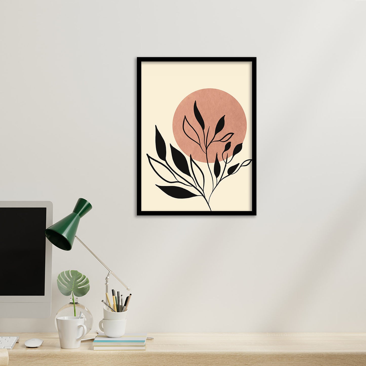 Minimalist Framed Art for Home and Office Wall Decor