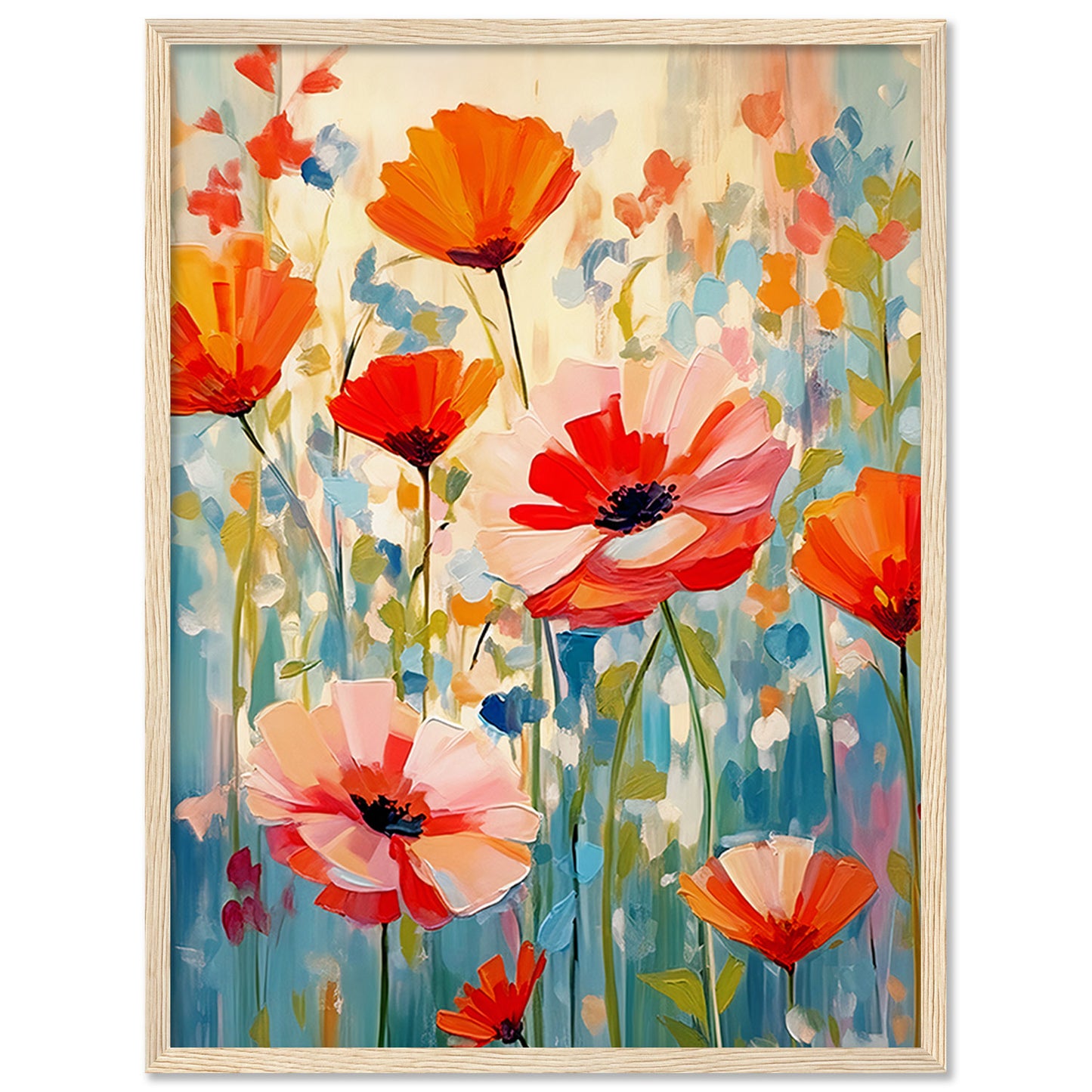 Artistic Framed Floral Posters to Revitalize Your Space