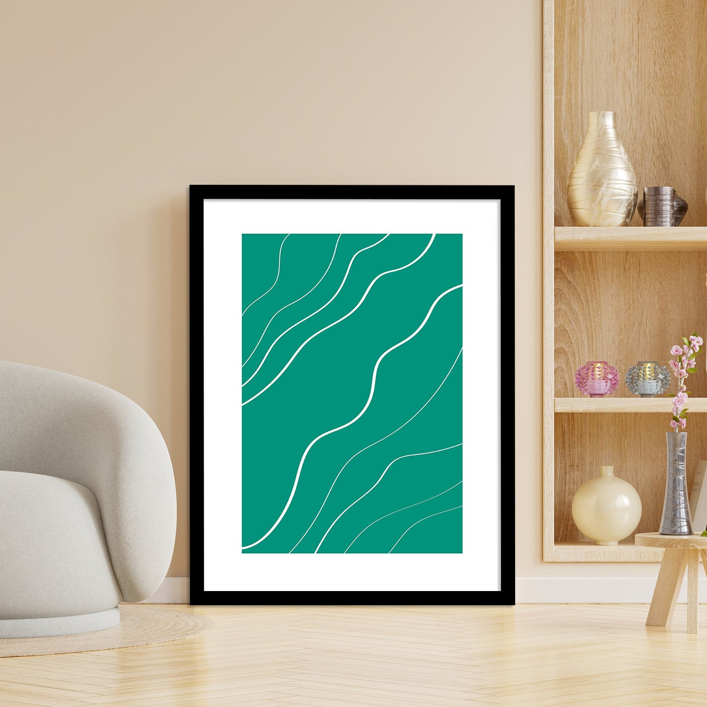 Elegant Minimal Framed Wall Art for Home and Office Decor