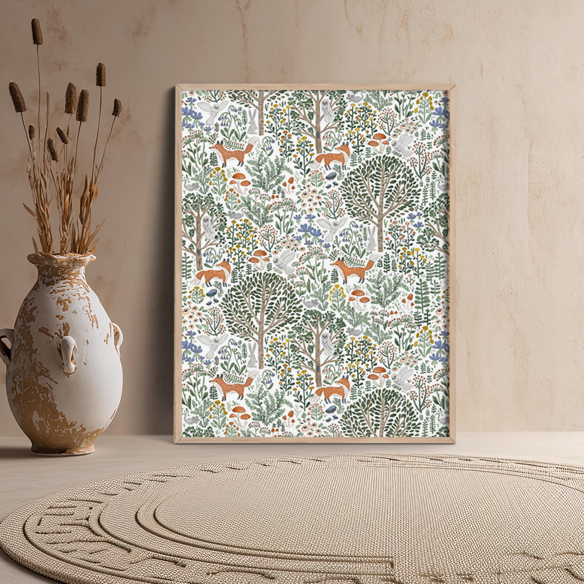 Nature Inspired Framed Art Posters for Home and Office Wall Decor
