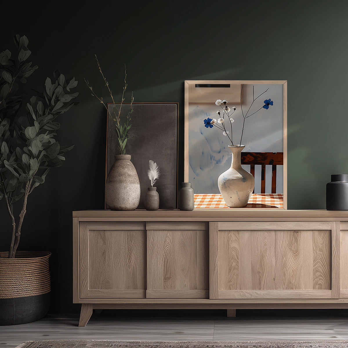 Nature Inspired Framed Art Posters for Home and Office Wall Decor