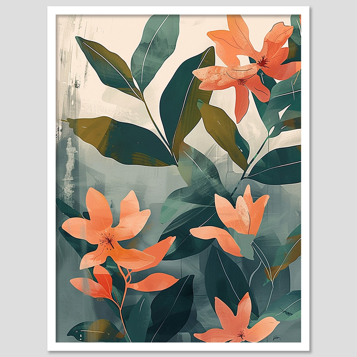Nature Inspired Framed Art Posters for Home and Office Wall Decor