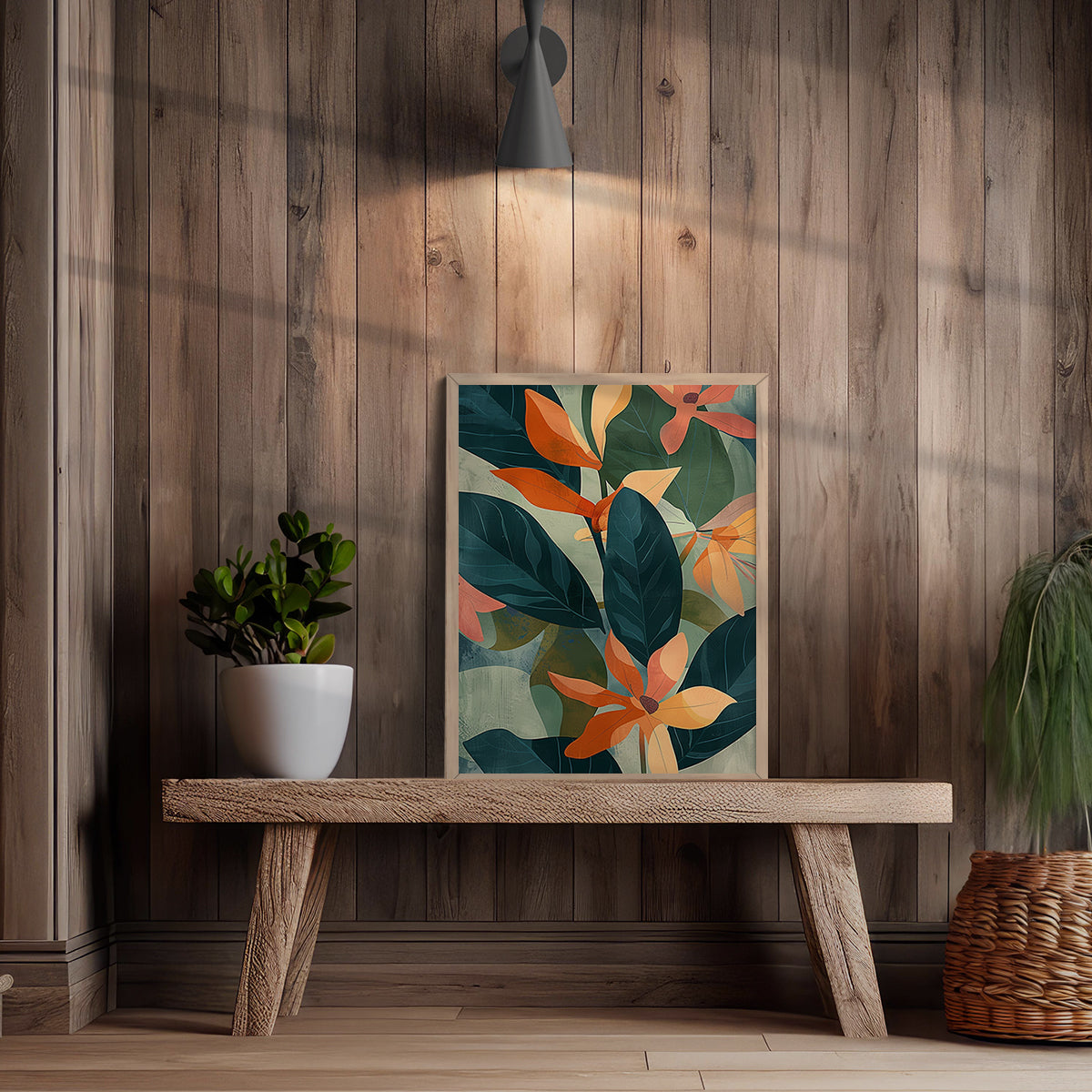 Nature Inspired Framed Art Posters for Home and Office Wall Decor