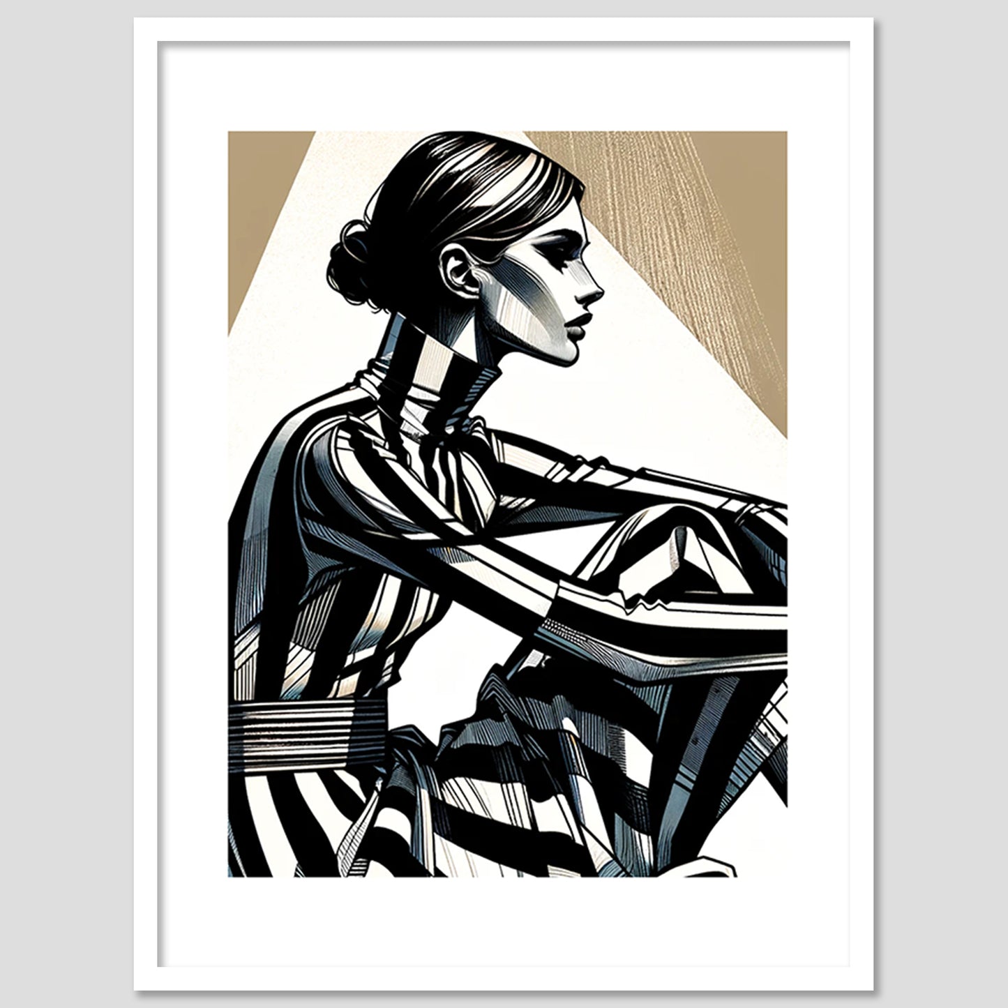 Modern Art Framed Posters for Home & Office Decor