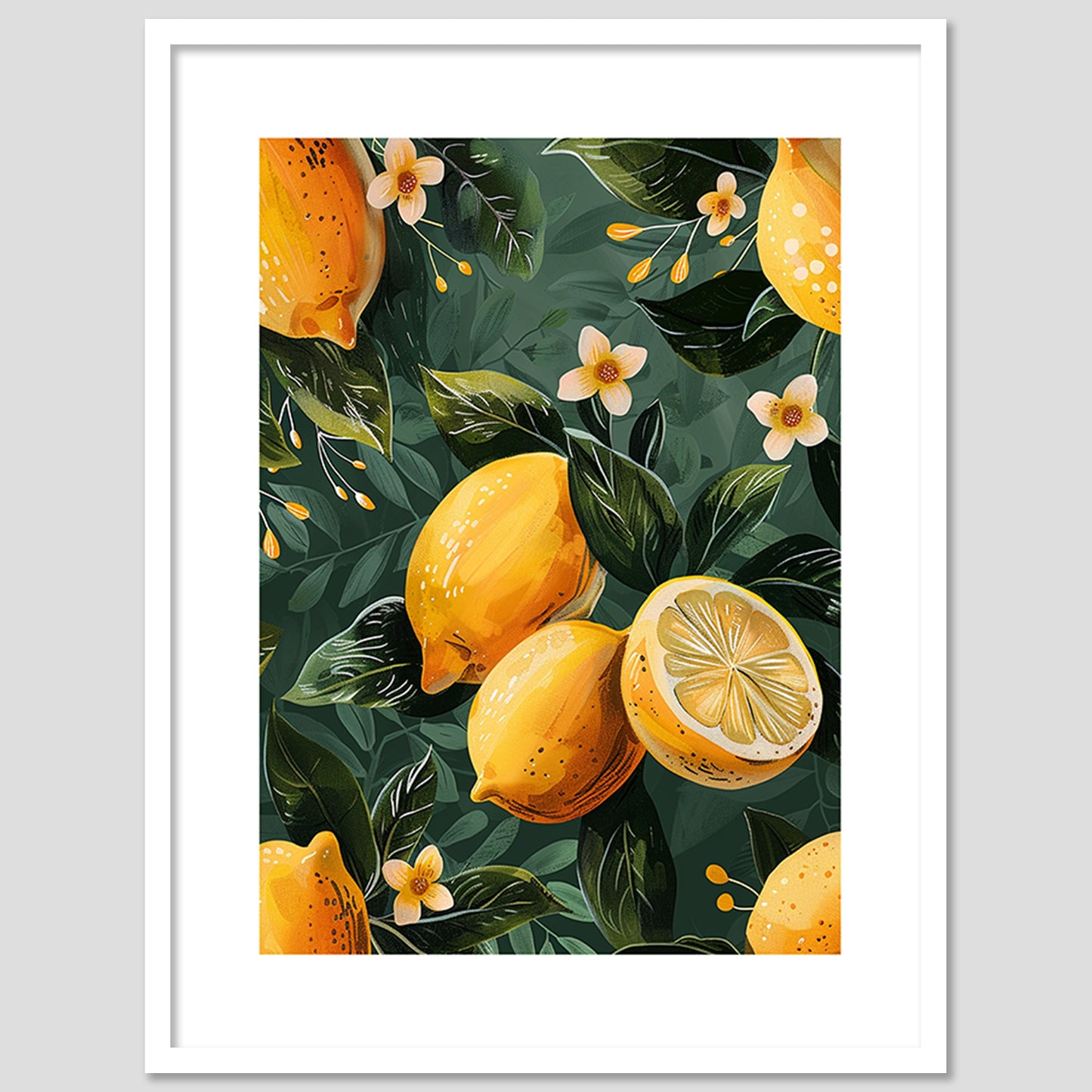 Framed Posters for Kitchen and Restaurant Wall Décor