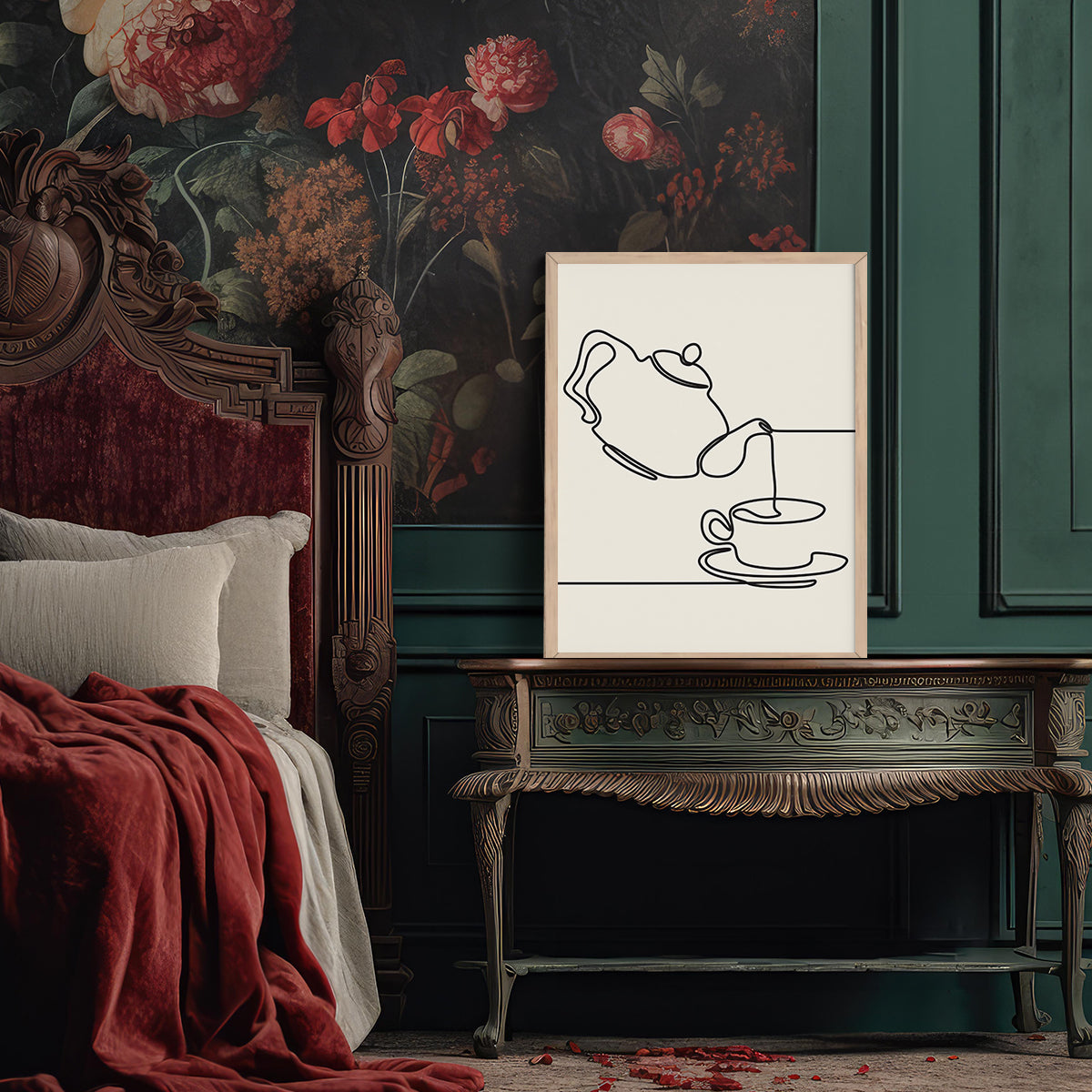 Framed Posters for Kitchen and Dining Room Elegance