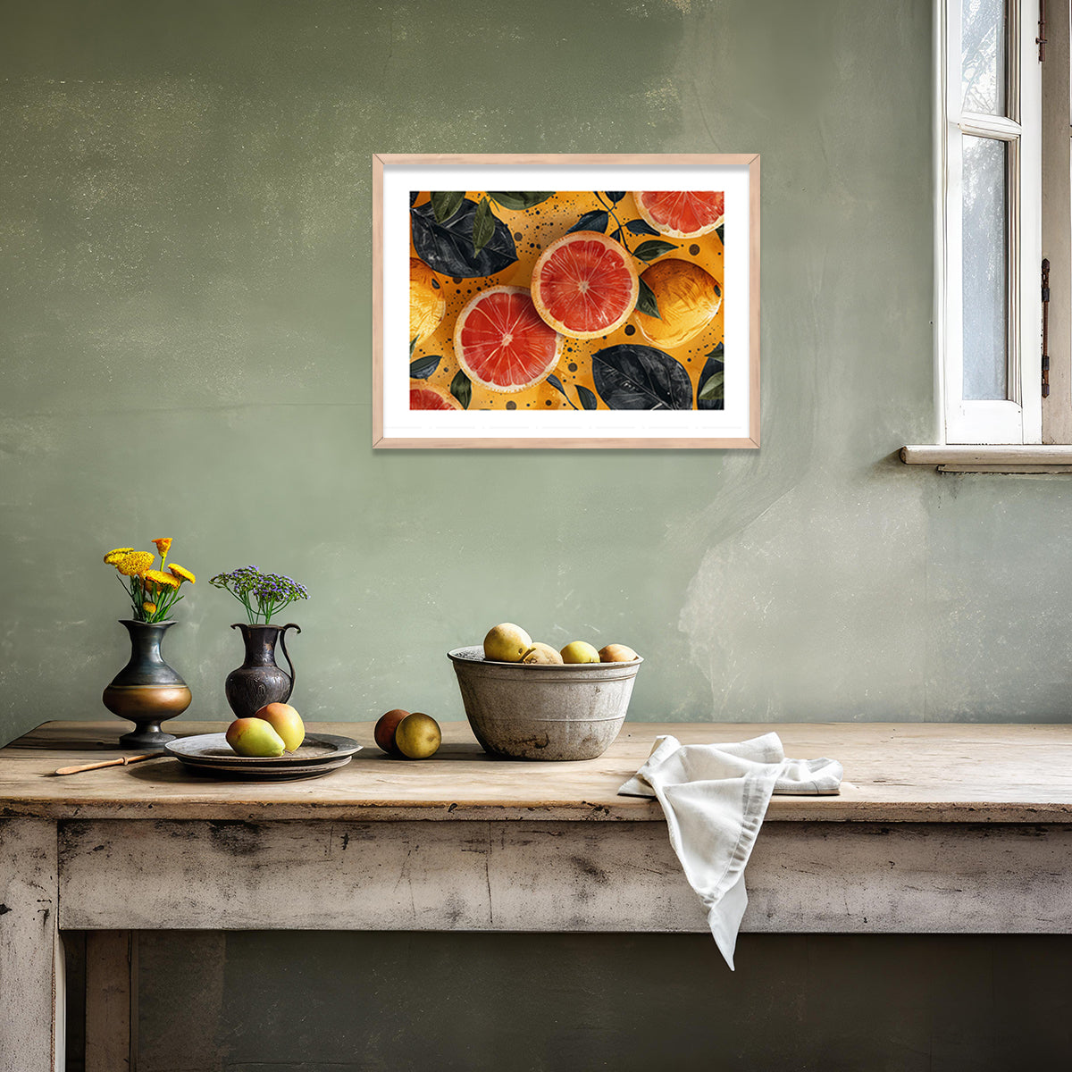 Framed Posters for Kitchen and Dining Room Elegance