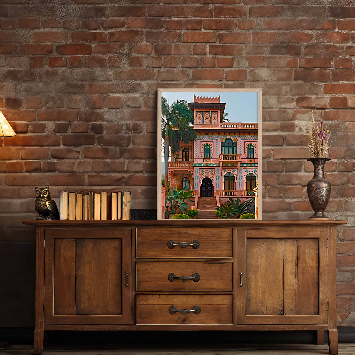 Mansion Wall Art Paintings For Hanging Frame For Home Decor Living Room