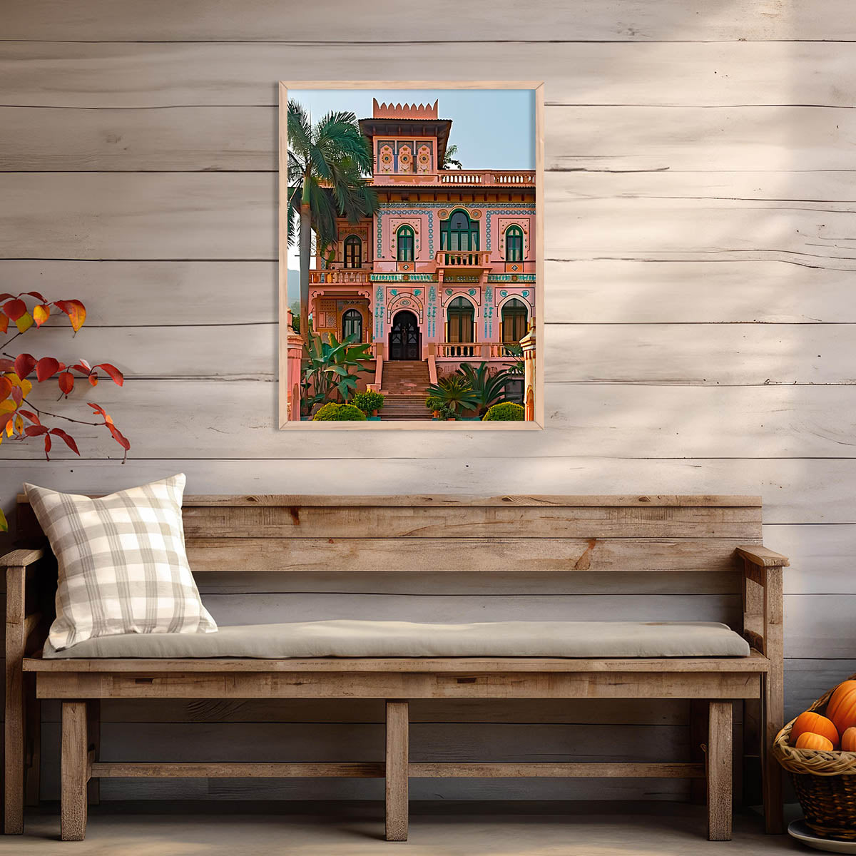 Mansion Wall Art Paintings For Hanging Frame For Home Decor Living Room