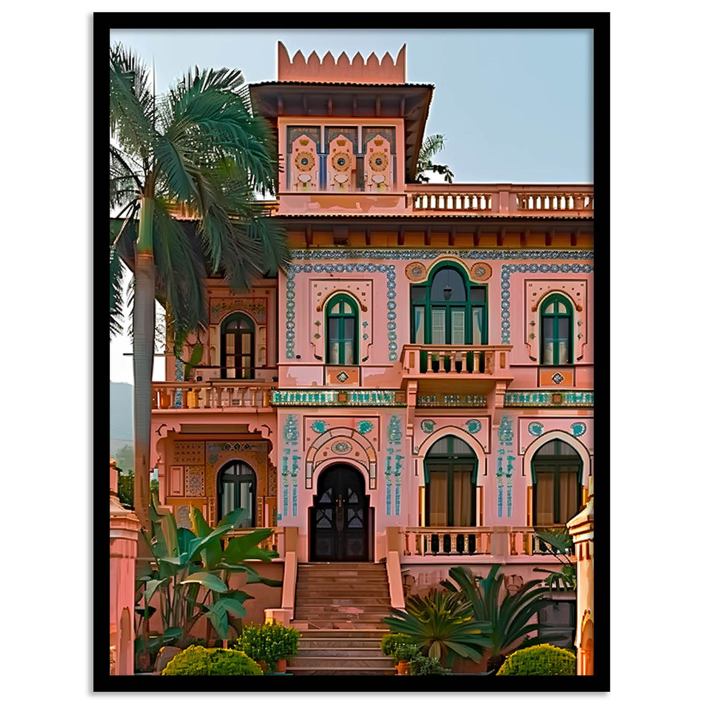 Mansion Wall Art Paintings For Hanging Frame For Home Decor Living Room