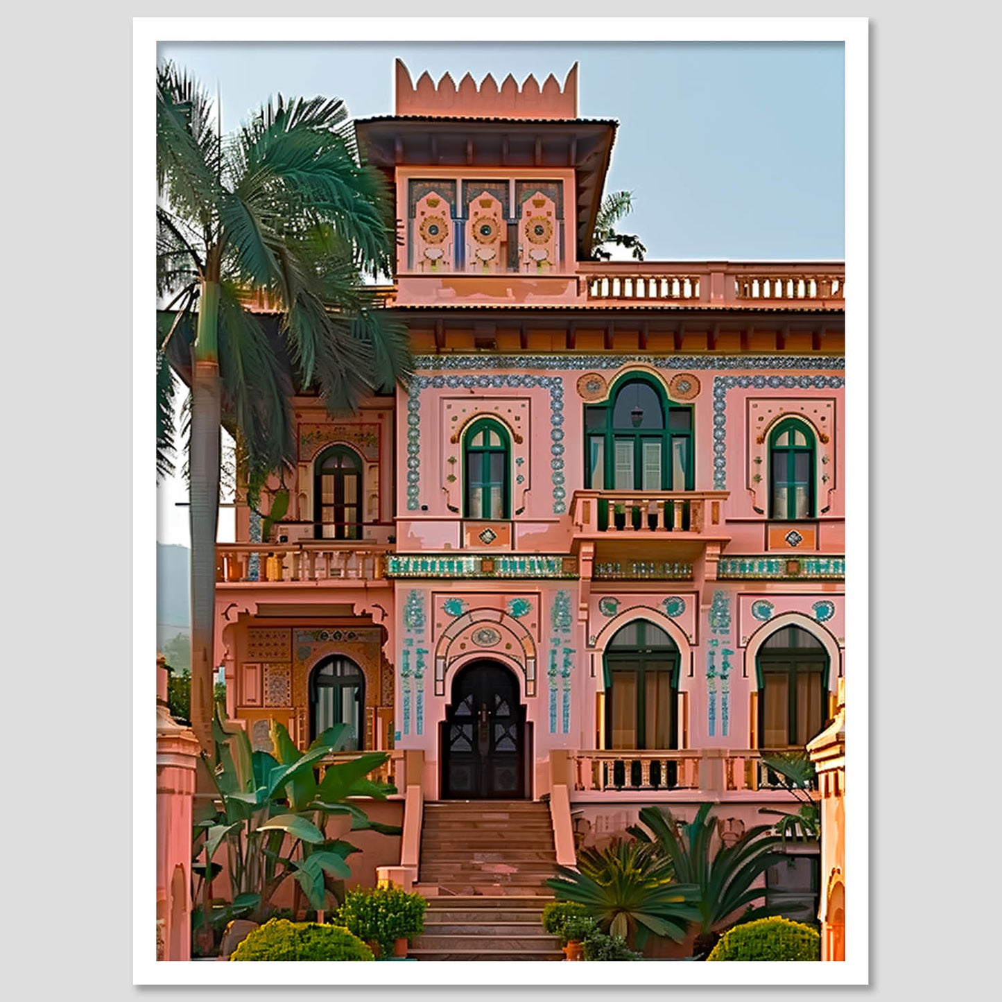 Mansion Wall Art Paintings For Hanging Frame For Home Decor Living Room