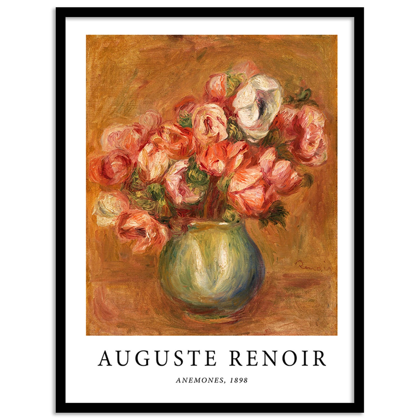 Flower Pot Wall Art Paintings For Hanging Frame For Home Decor Living Room