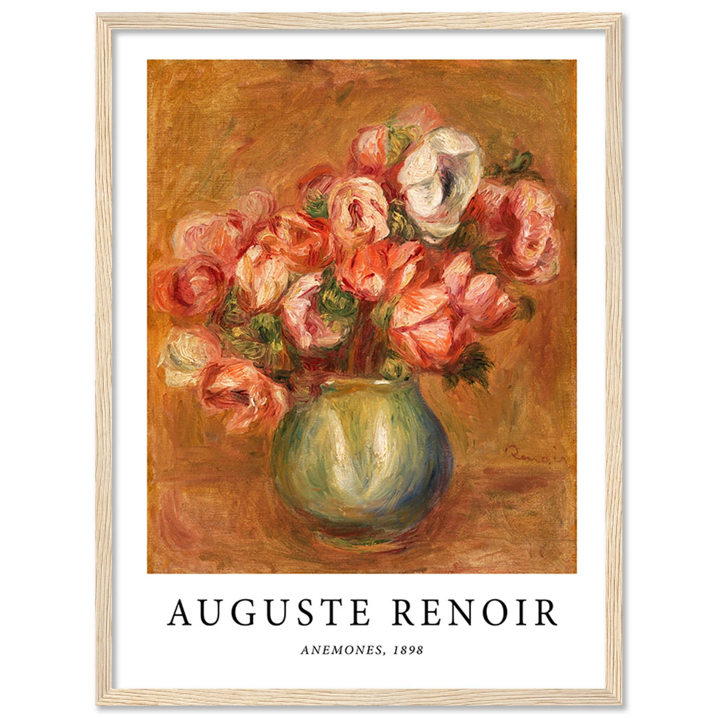 Flower Pot Wall Art Paintings For Hanging Frame For Home Decor Living Room