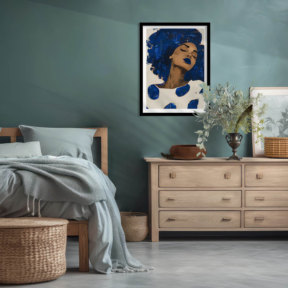 Woman Wall Art Paintings For Hanging Frame For Home Decor Living Room