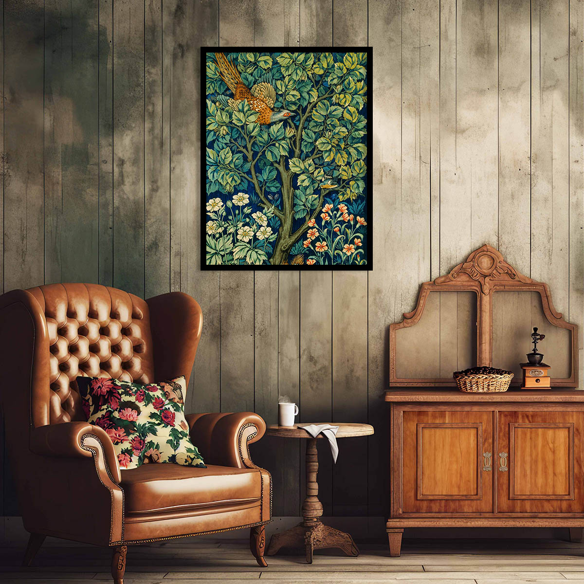 Nature Inspired Framed Art Posters for Home and Office Wall Decor