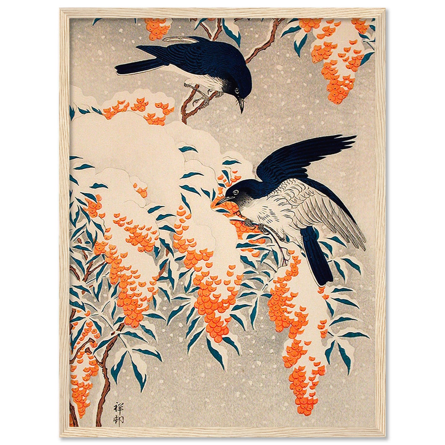 Nature Inspired Framed Art Posters for Home and Office Wall Decor