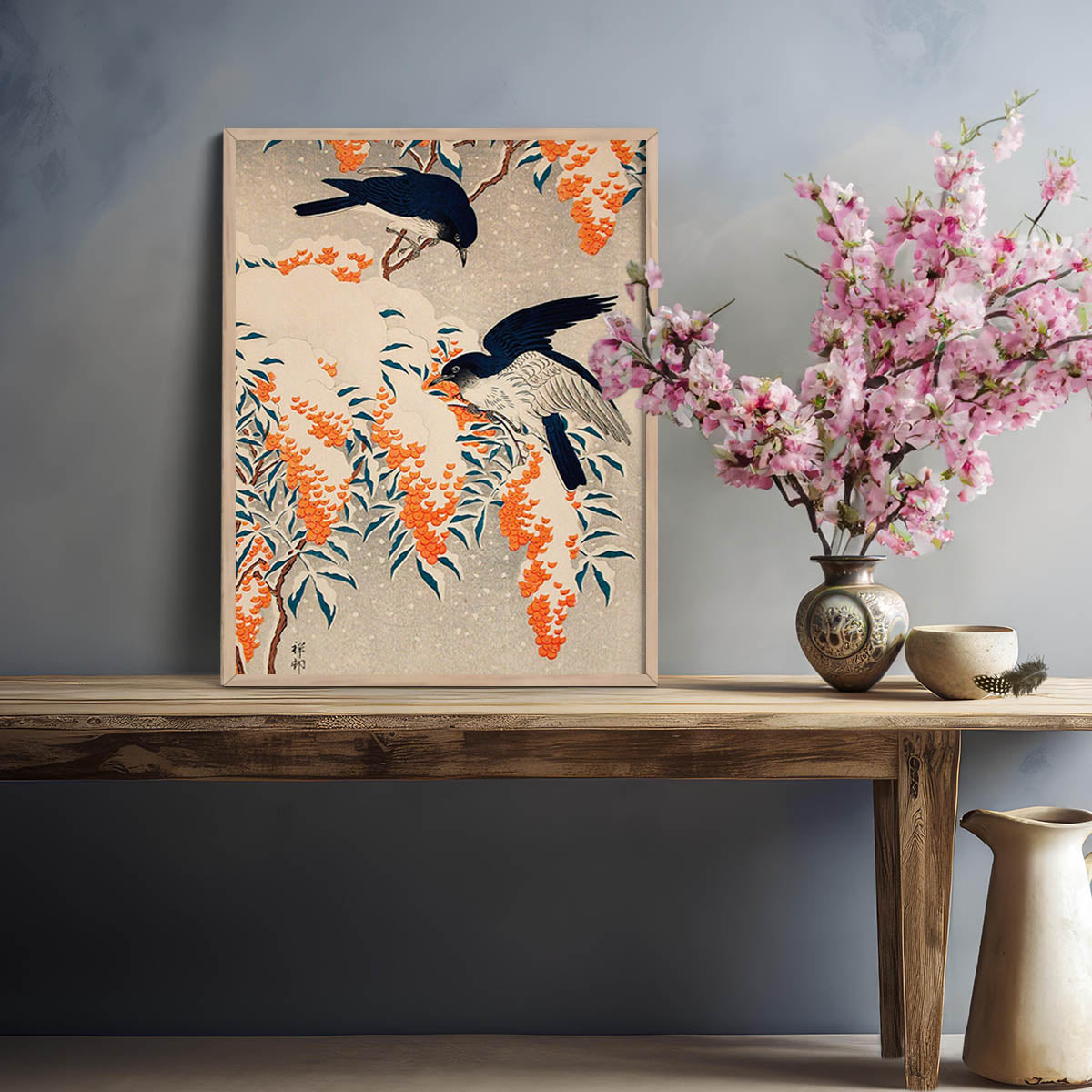 Nature Inspired Framed Art Posters for Home and Office Wall Decor