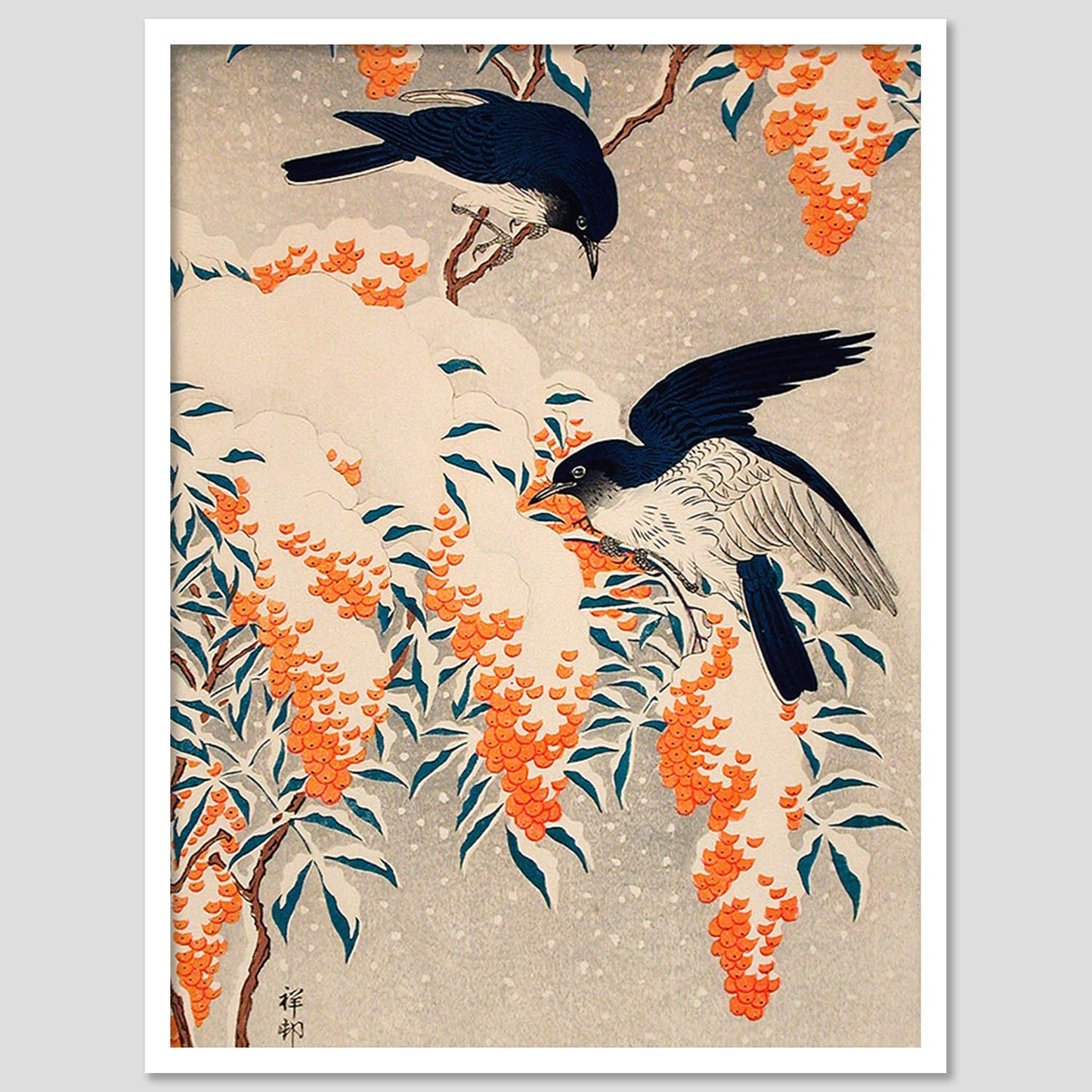 Nature Inspired Framed Art Posters for Home and Office Wall Decor