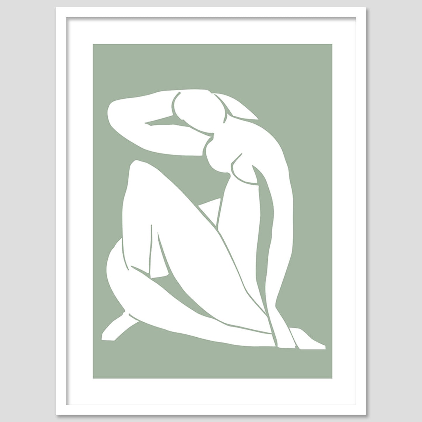 Modern Wall Art Poster With Frame For Wall Decor Living Room