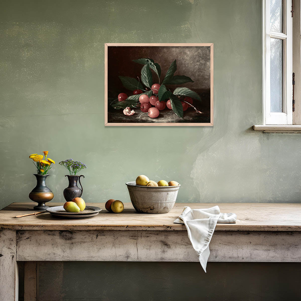 Cherries Wall Paintings Living Room Bedroom Home and Office Wall Decor Art Posters