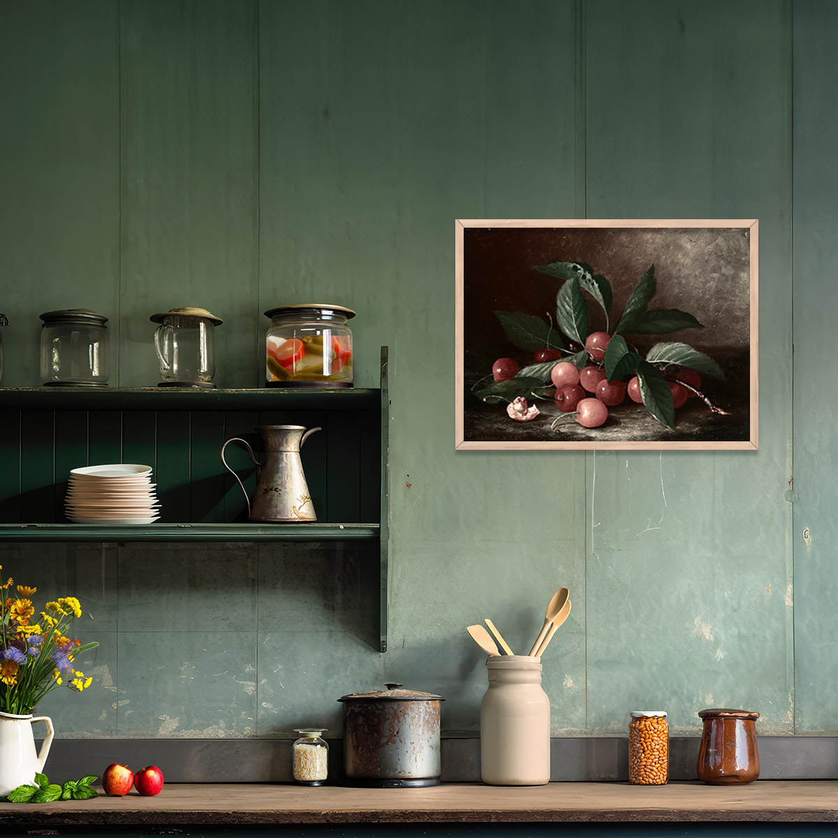 Cherries Wall Paintings Living Room Bedroom Home and Office Wall Decor Art Posters
