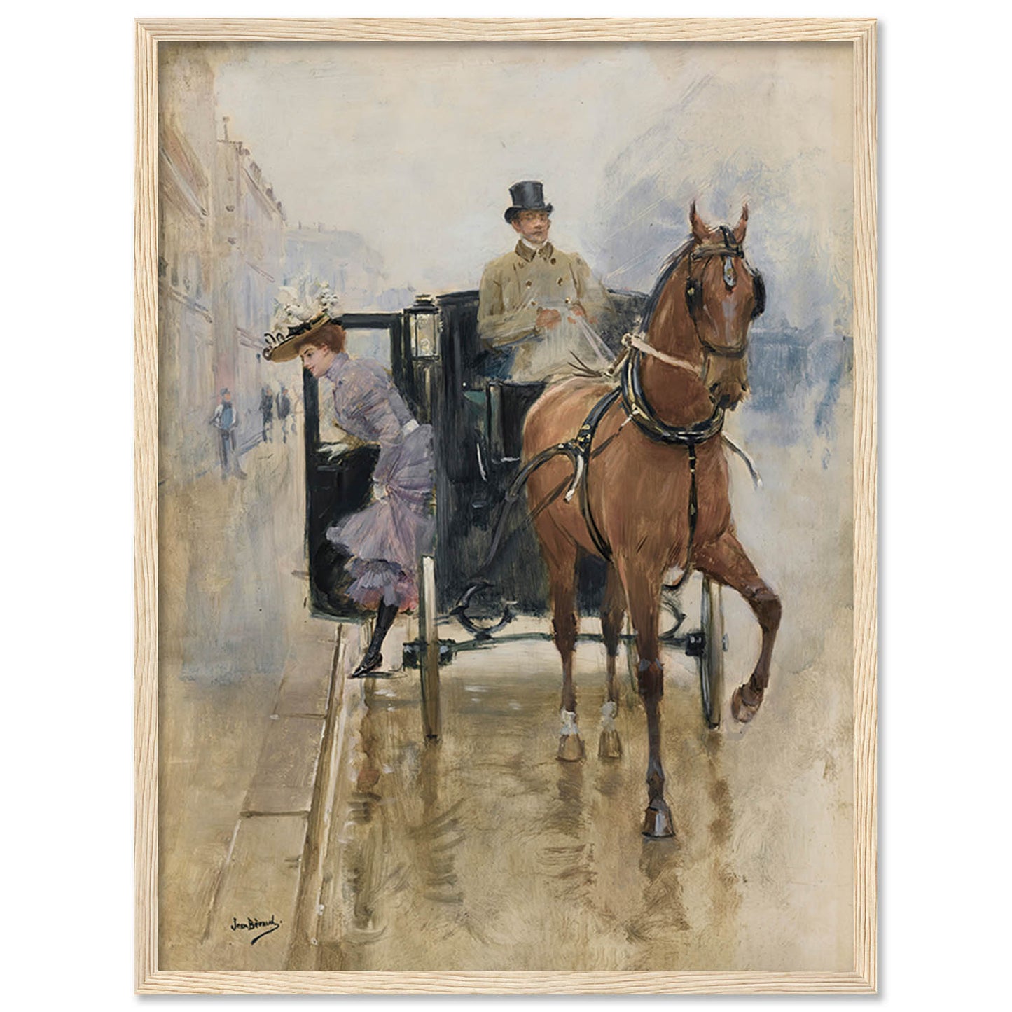 Jean Beraud Wall Art Living Room Bedroom Home and Office Wall Decor Art Posters